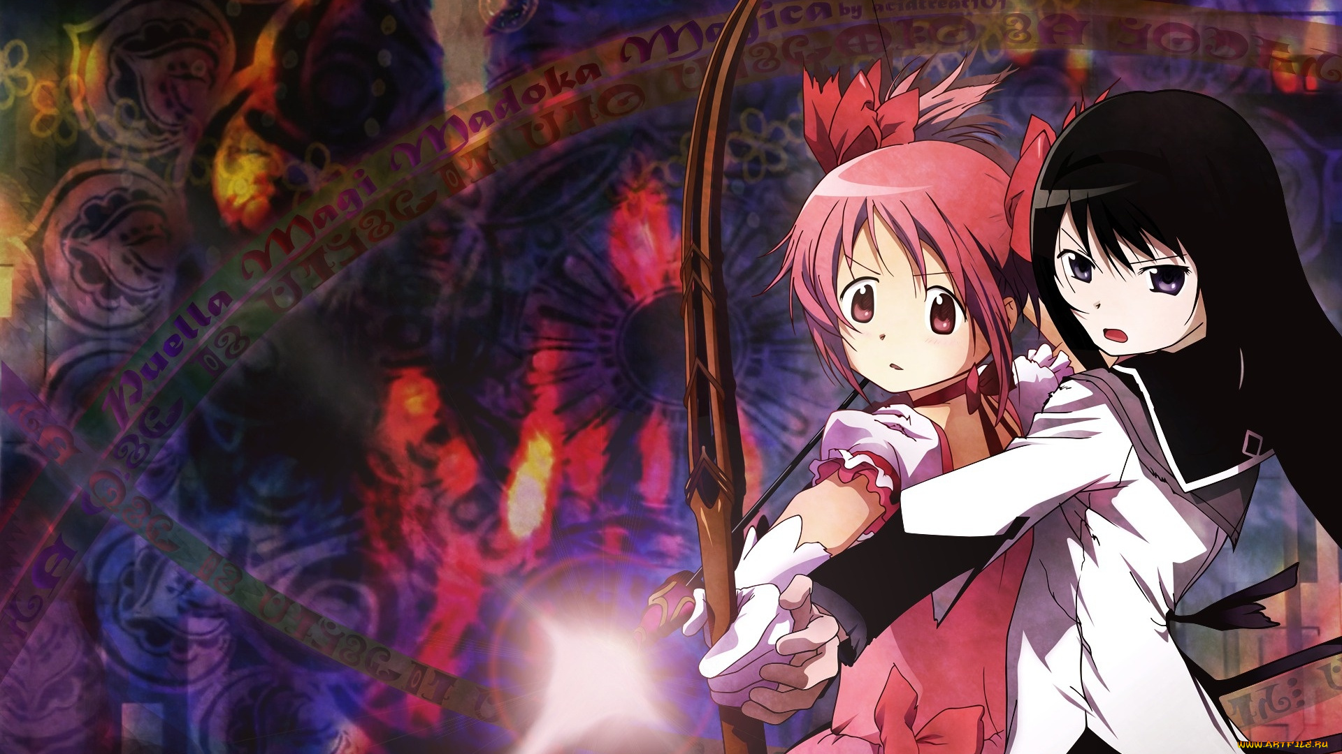 аниме, mahou, shoujo, madoka, magika