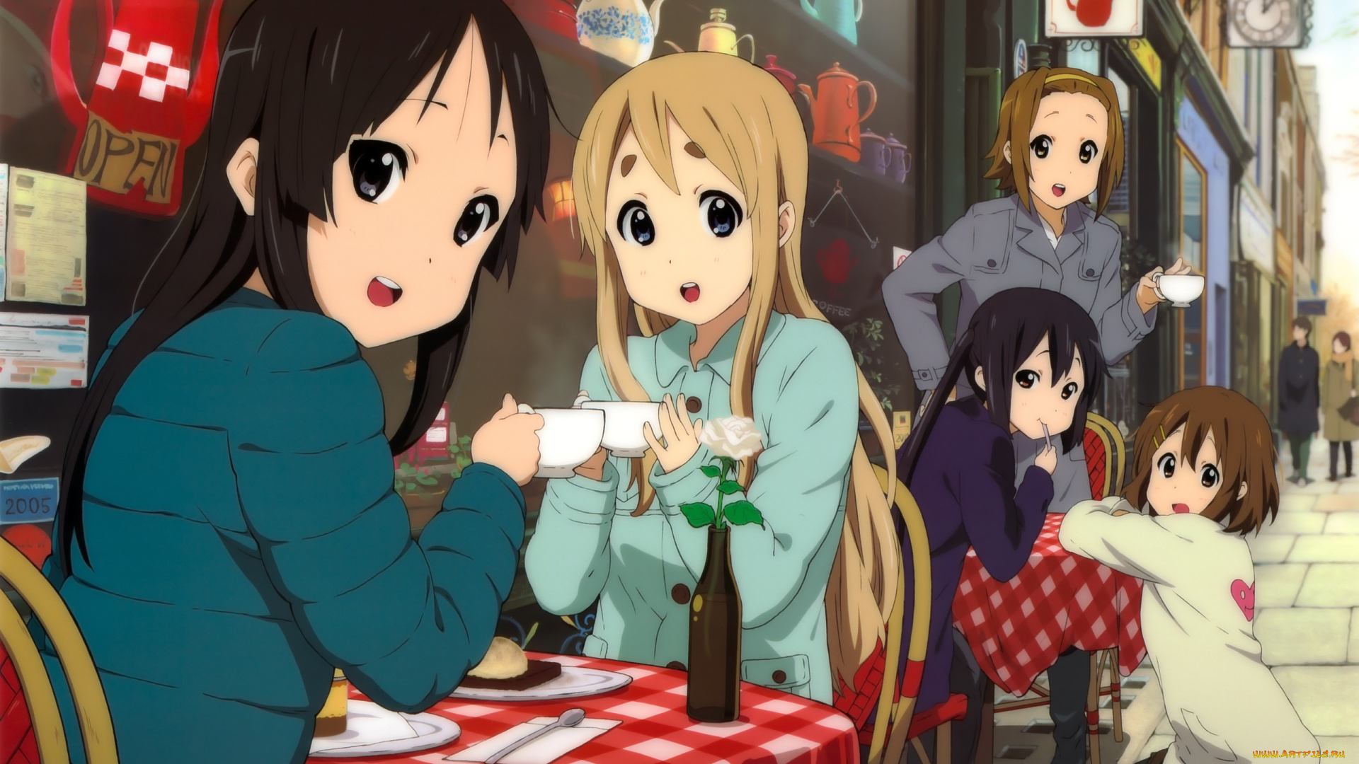 аниме, on, k-on