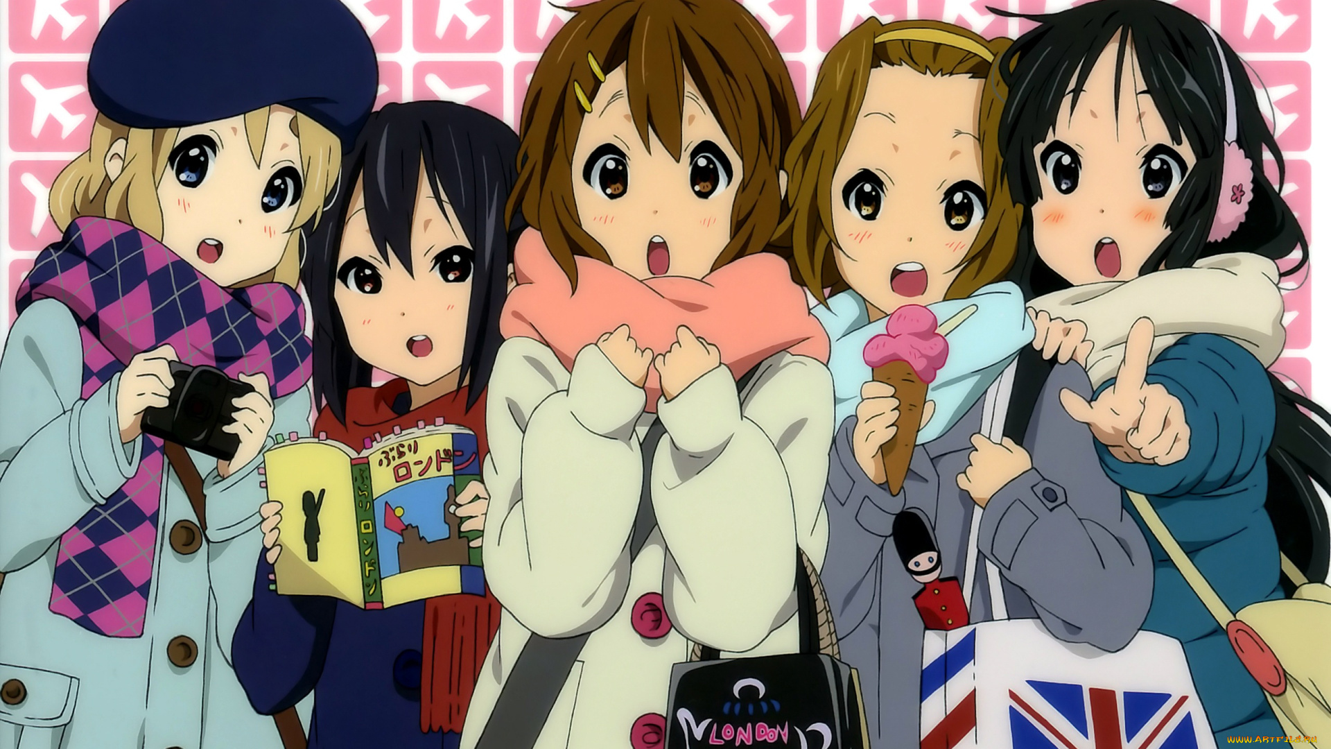 аниме, on, k-on