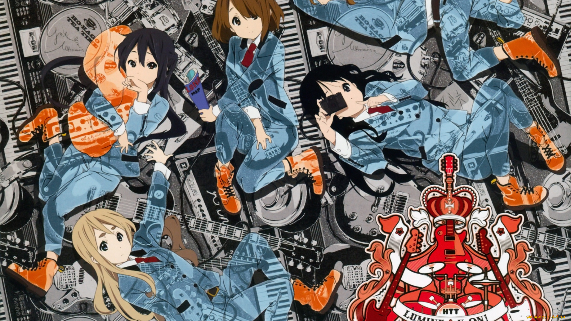 аниме, on, k-on