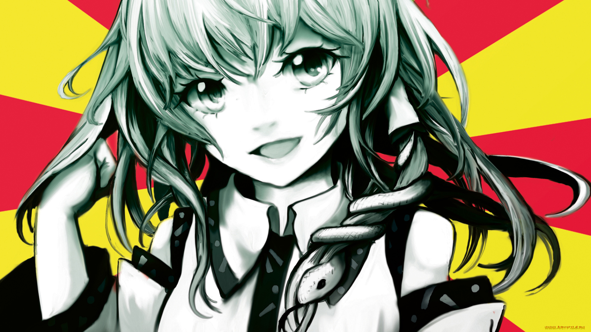 kochiya, sanae, аниме, touhou