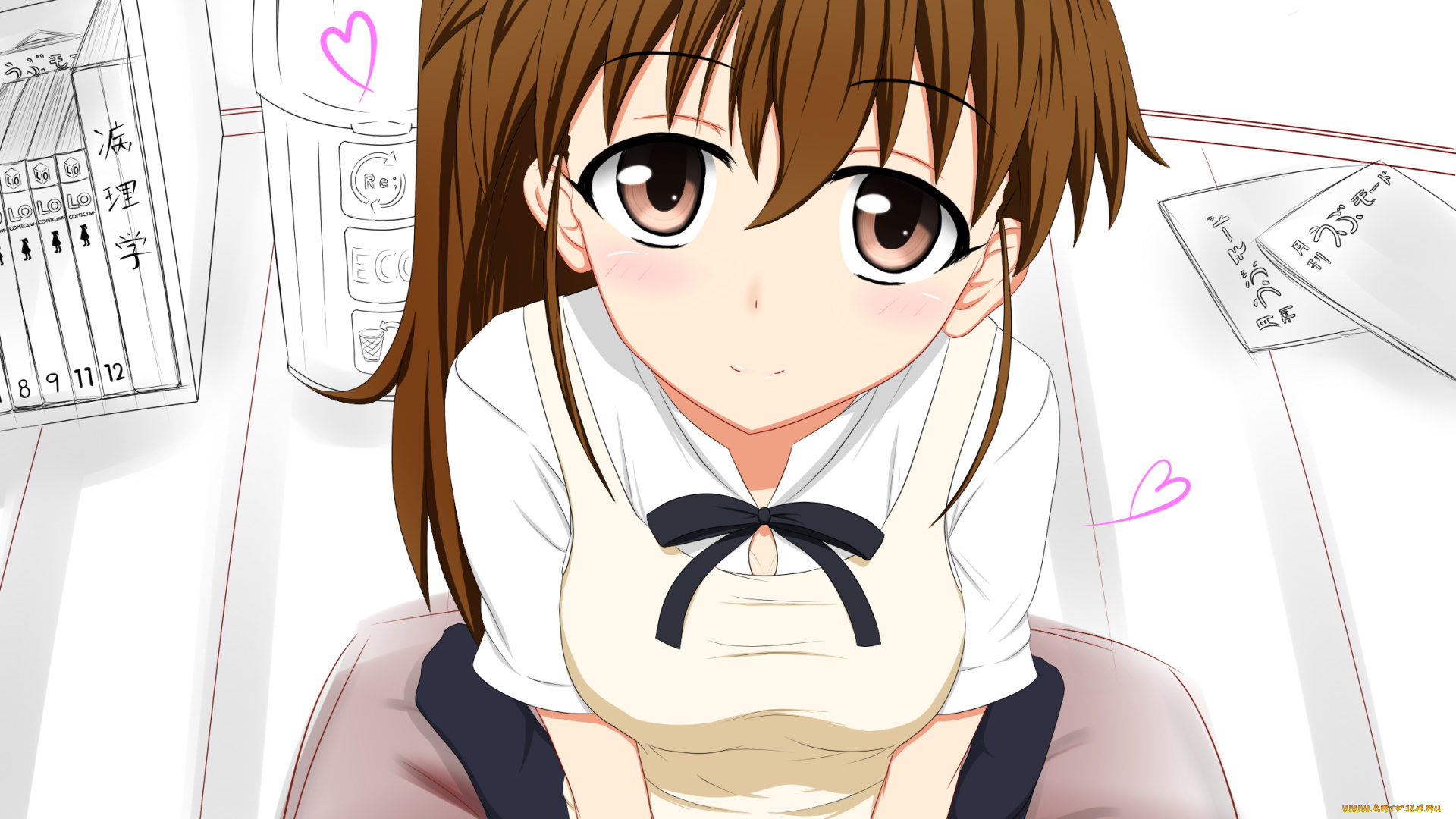 taneshima, popura, аниме, working