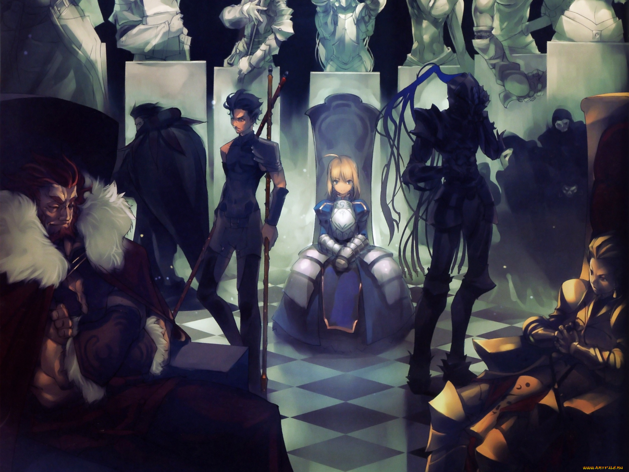 аниме, fate, zero,
