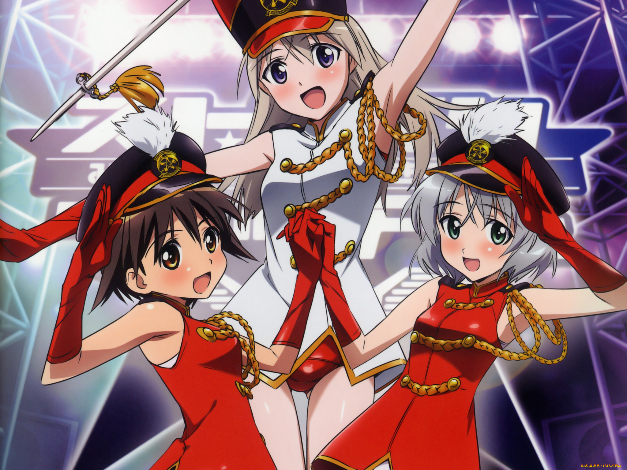 аниме, strike, witches