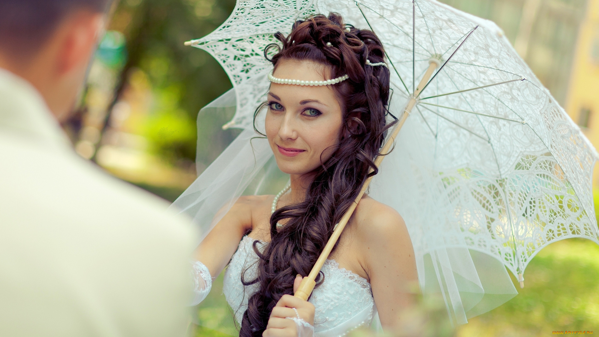 -Unsort, Брюнетки, Шатенки, девушки, unsort, брюнетки, шатенки, зонтик, невеста