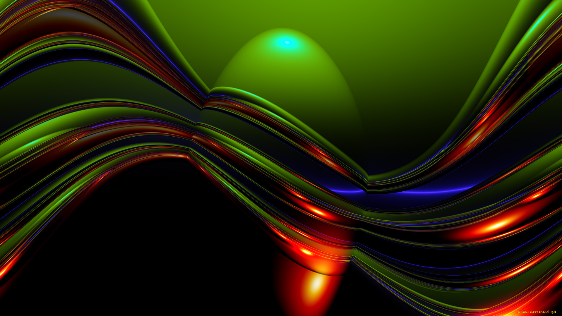 3д, графика, fractal, фракталы, фон, узор, цвета