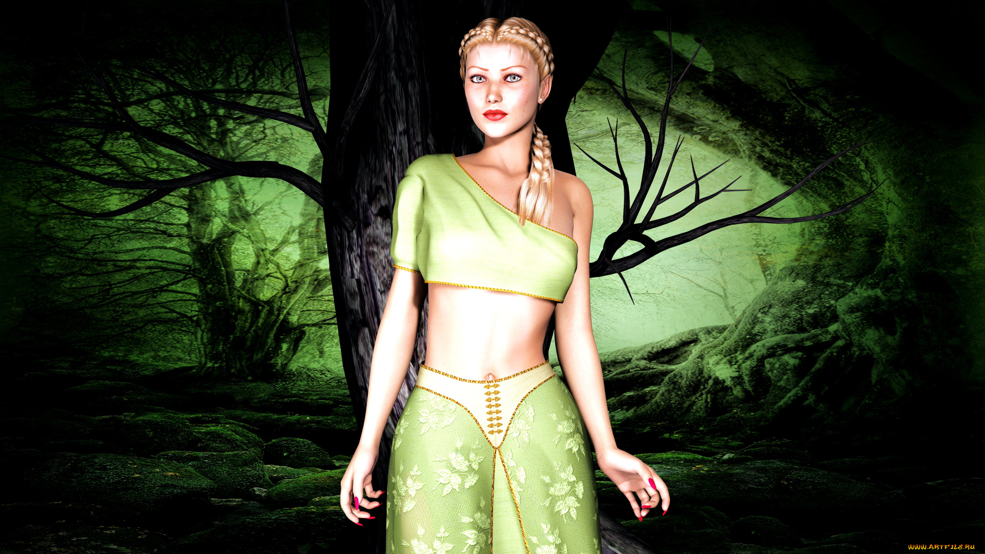 3д, графика, people, люди, девушка