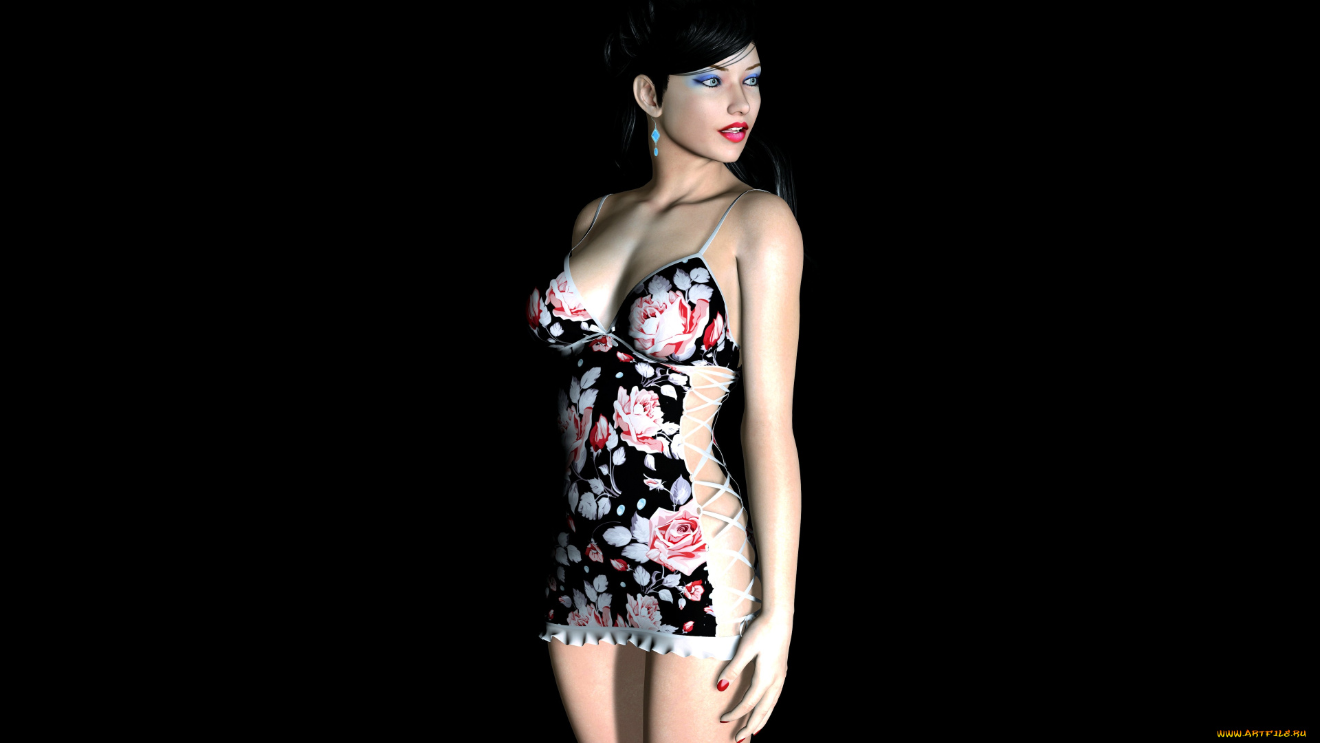 3д, графика, people, люди, девушка