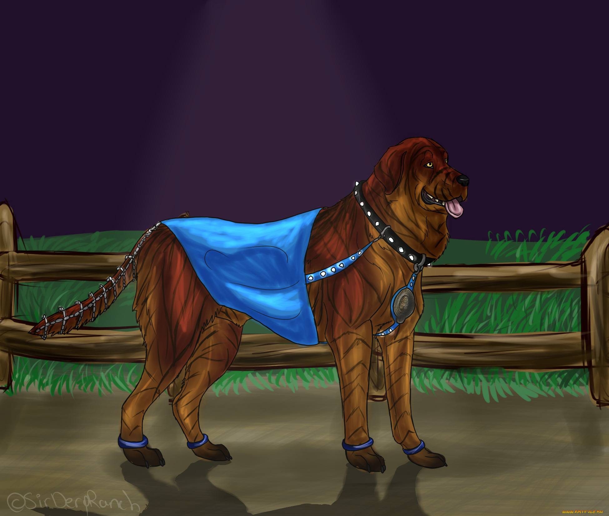 рисованные, животные, собаки, собака