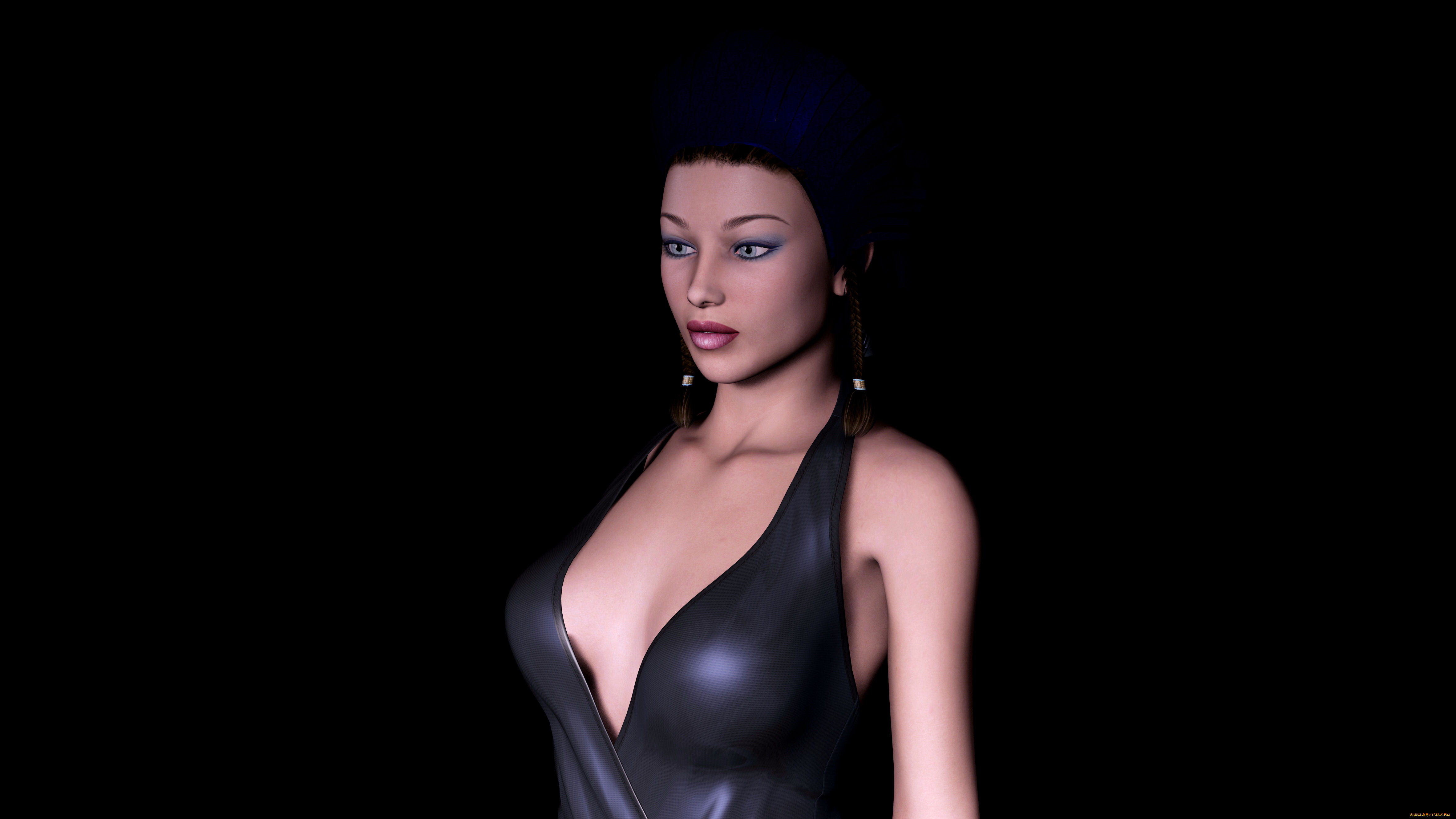 3д, графика, people, люди, девушка, фон