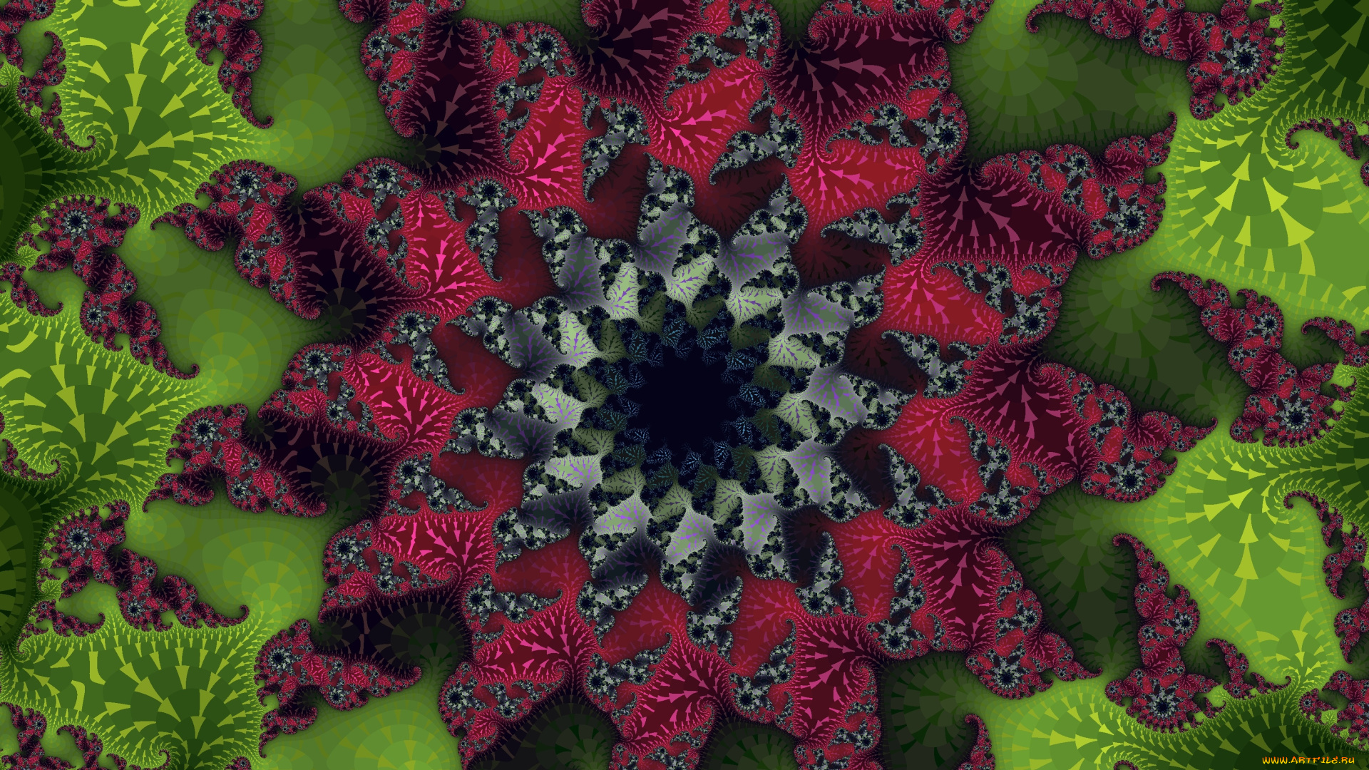 3д, графика, fractal, , фракталы, цвета, фон, узор