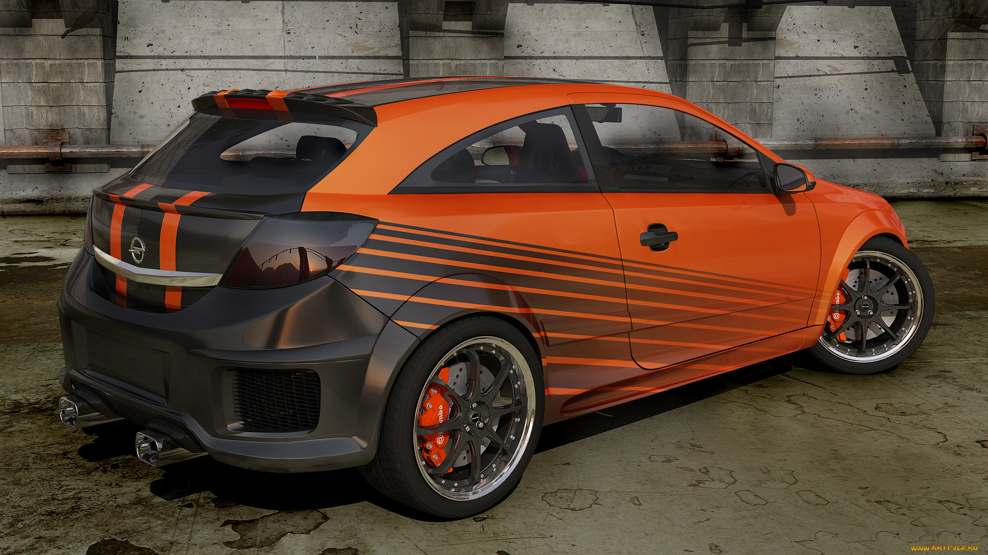 автомобили, 3д, opel, astra