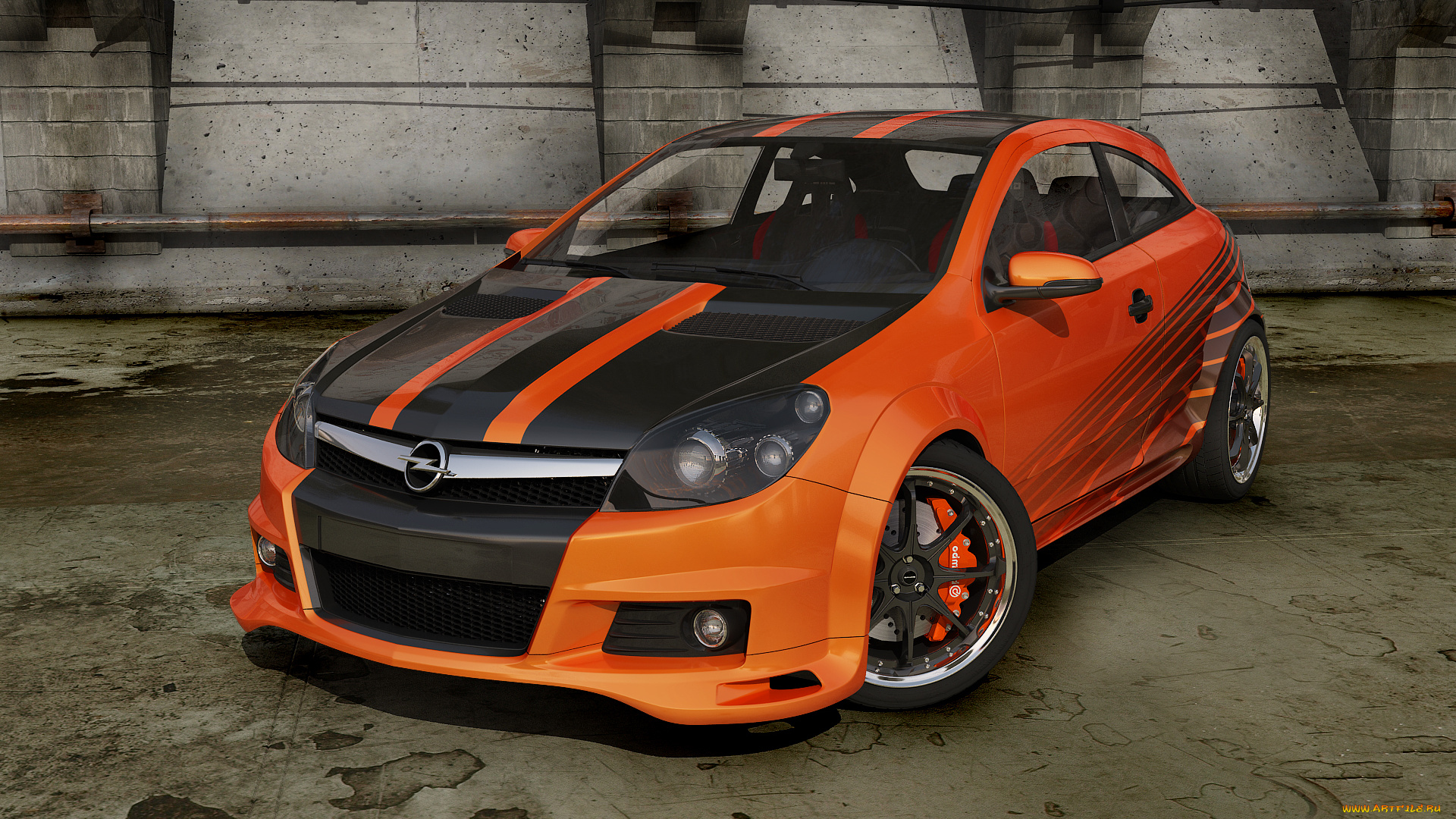 автомобили, 3д, opel, astra