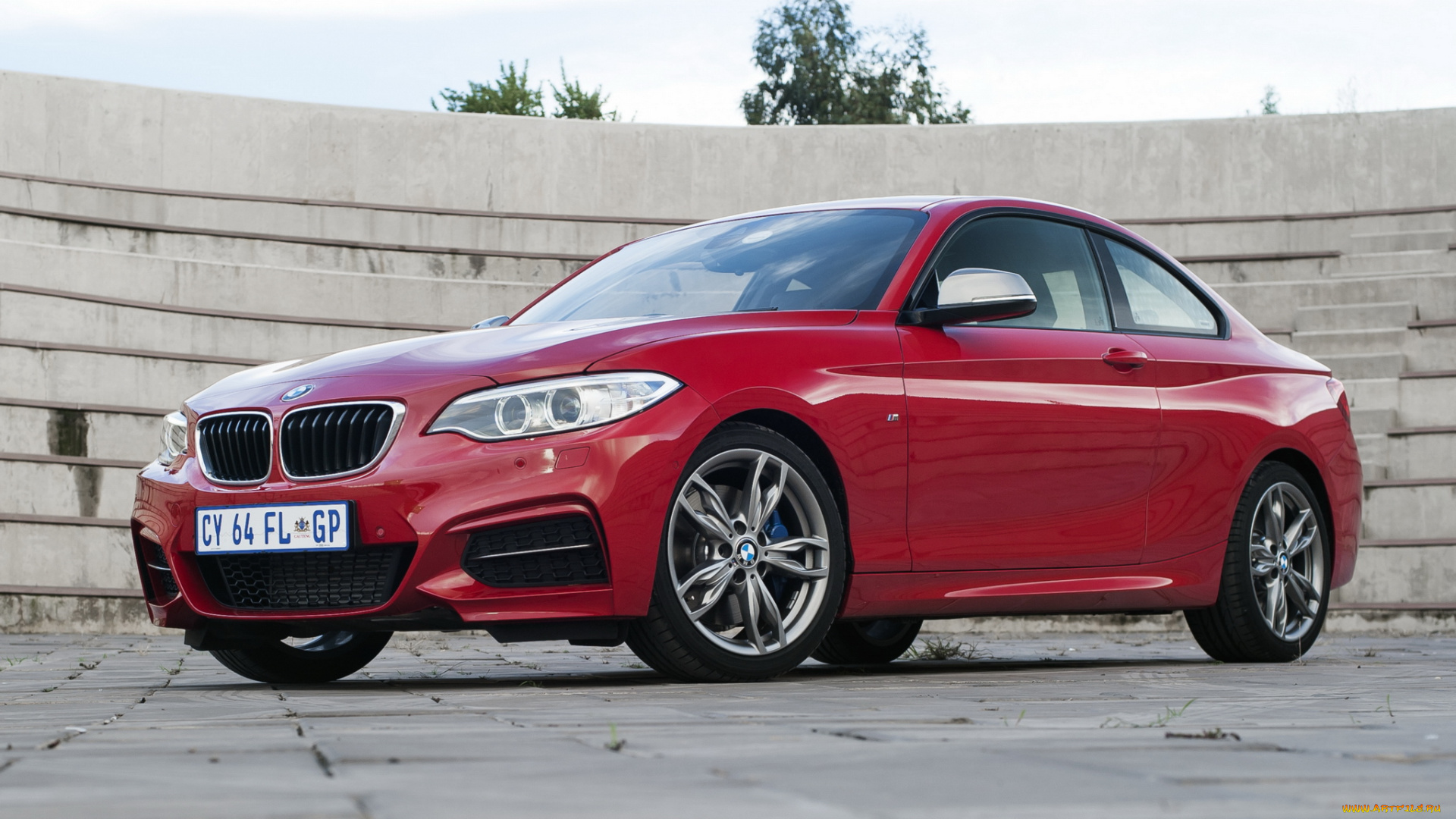 автомобили, bmw, m235i, coupе, za-spec, f22, 2014, красный