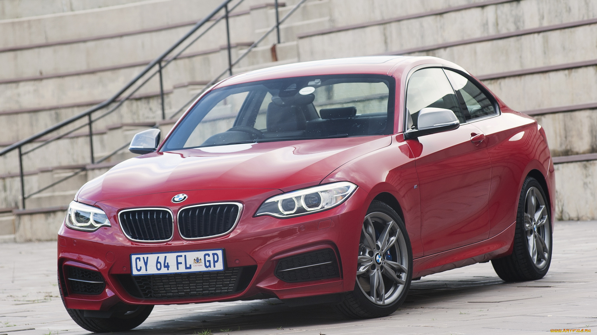 автомобили, bmw, m235i, coupе, za-spec, f22, 2014, красный