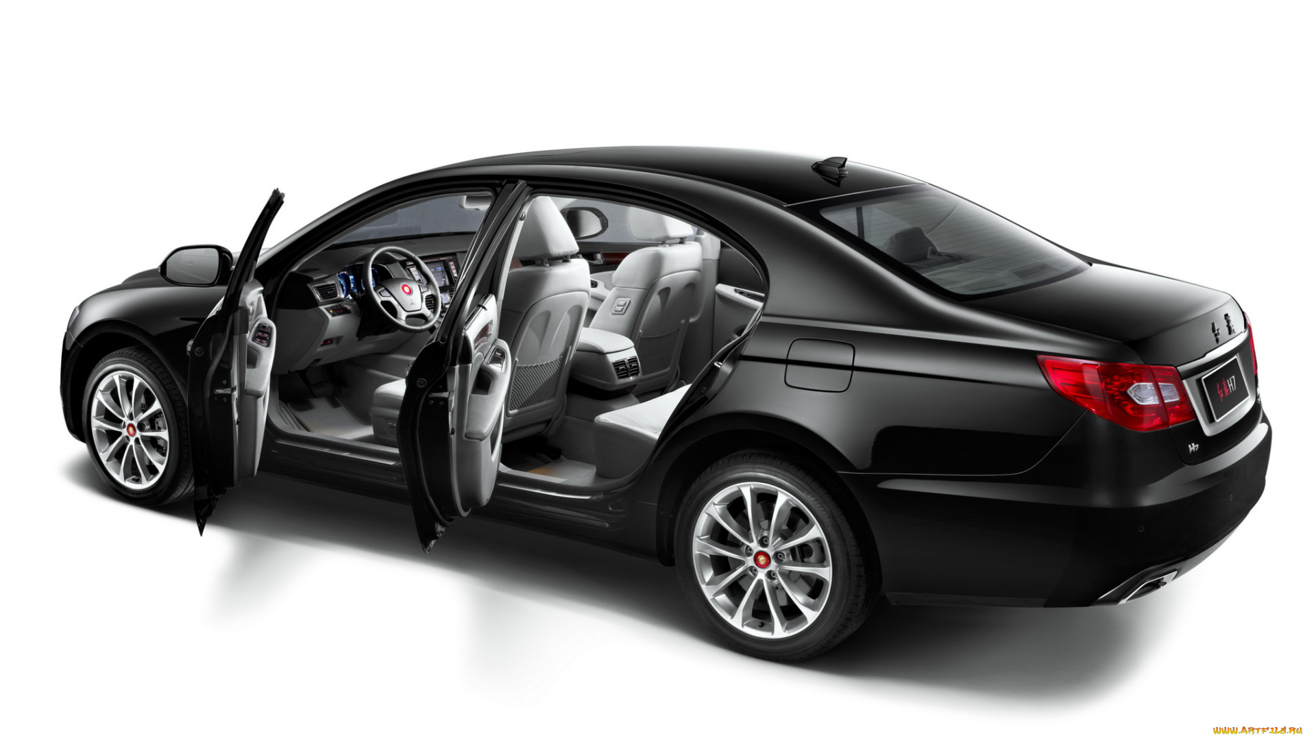 автомобили, hongqi, h7, 2013, темный