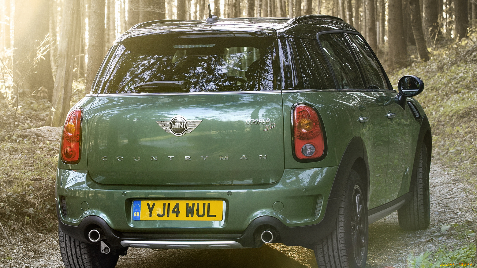 автомобили, mini, cooper, sd, countryman, all4, r60, 2014, зеленый