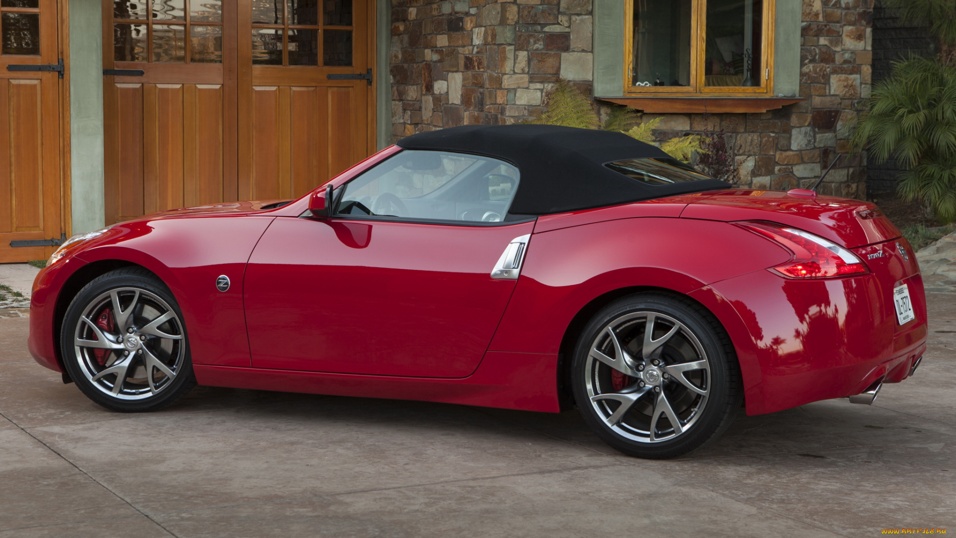 автомобили, nissan, datsun, 2013, 370z, roadster, us-spec, красный