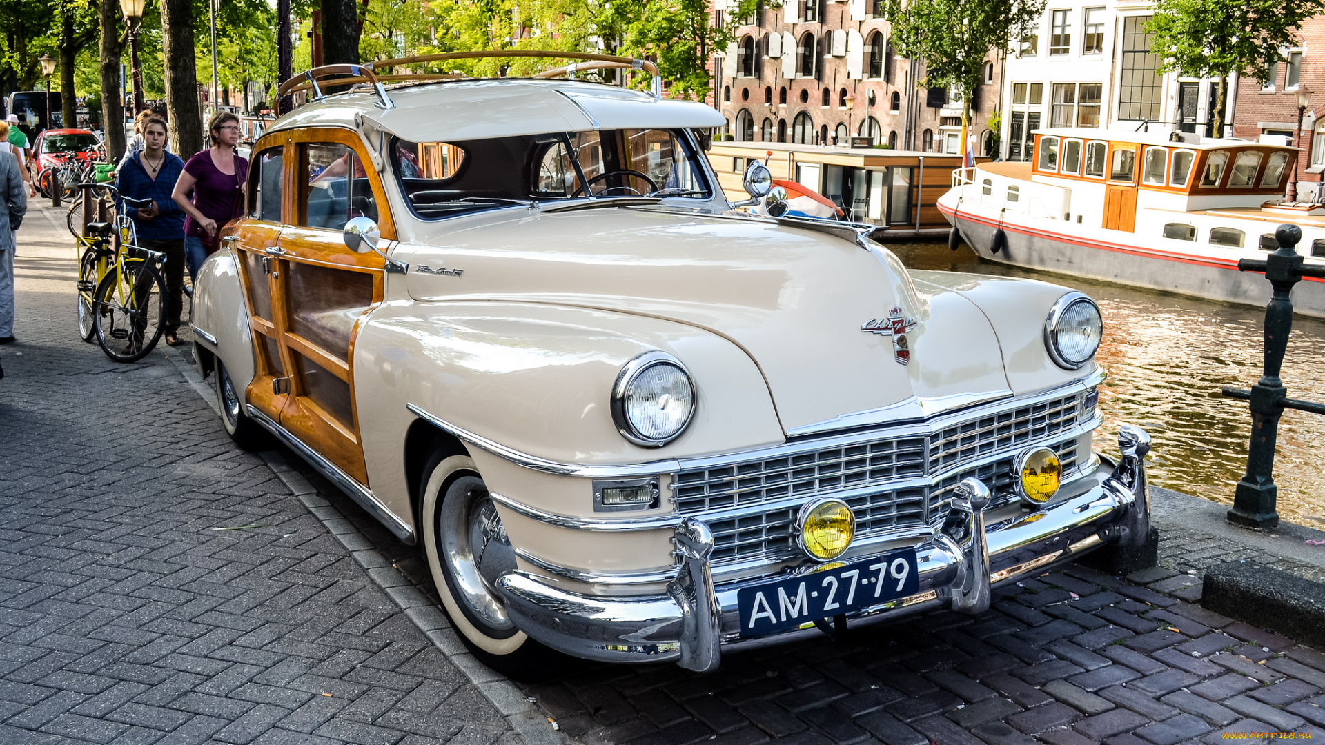 chrysler, town, &, country, woody, 1948, автомобили, выставки, и, уличные, фото, выставка, автошоу, ретро, история