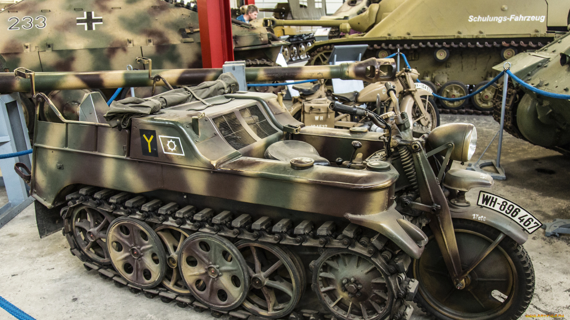 kettenkrad, техника, военная, техника, бронетехника, вооружение, музей