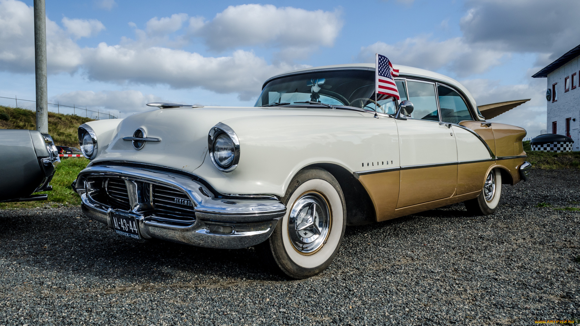 oldsmobile, holiday, 1956, автомобили, выставки, и, уличные, фото, выставка, автошоу, ретро, история