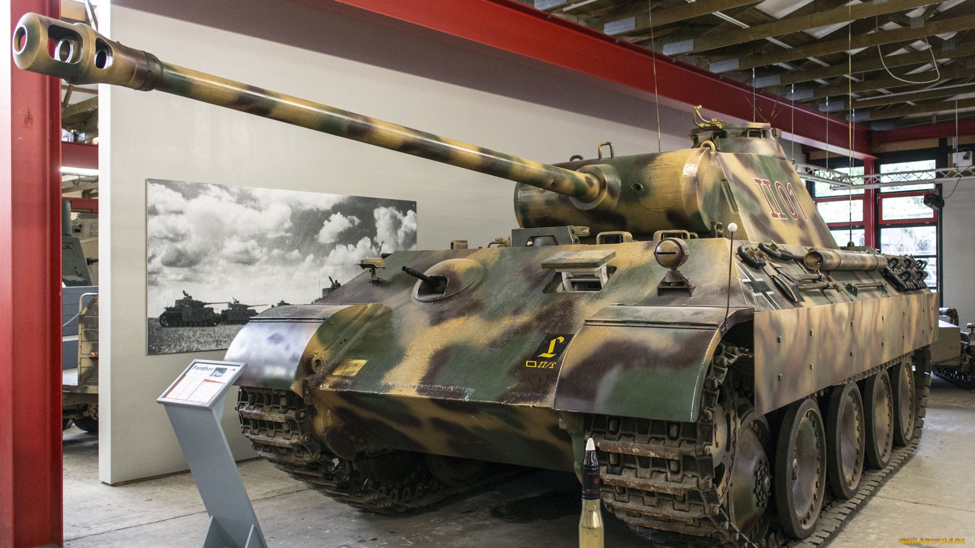 panther, a, техника, военная, техника, бронетехника, музей, вооружение