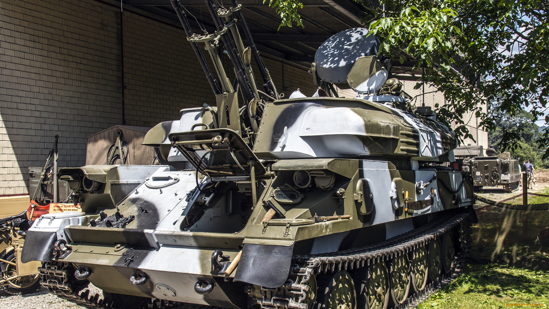 zsu-23-4, техника, военная, техника, бронетехника, музей, вооружение