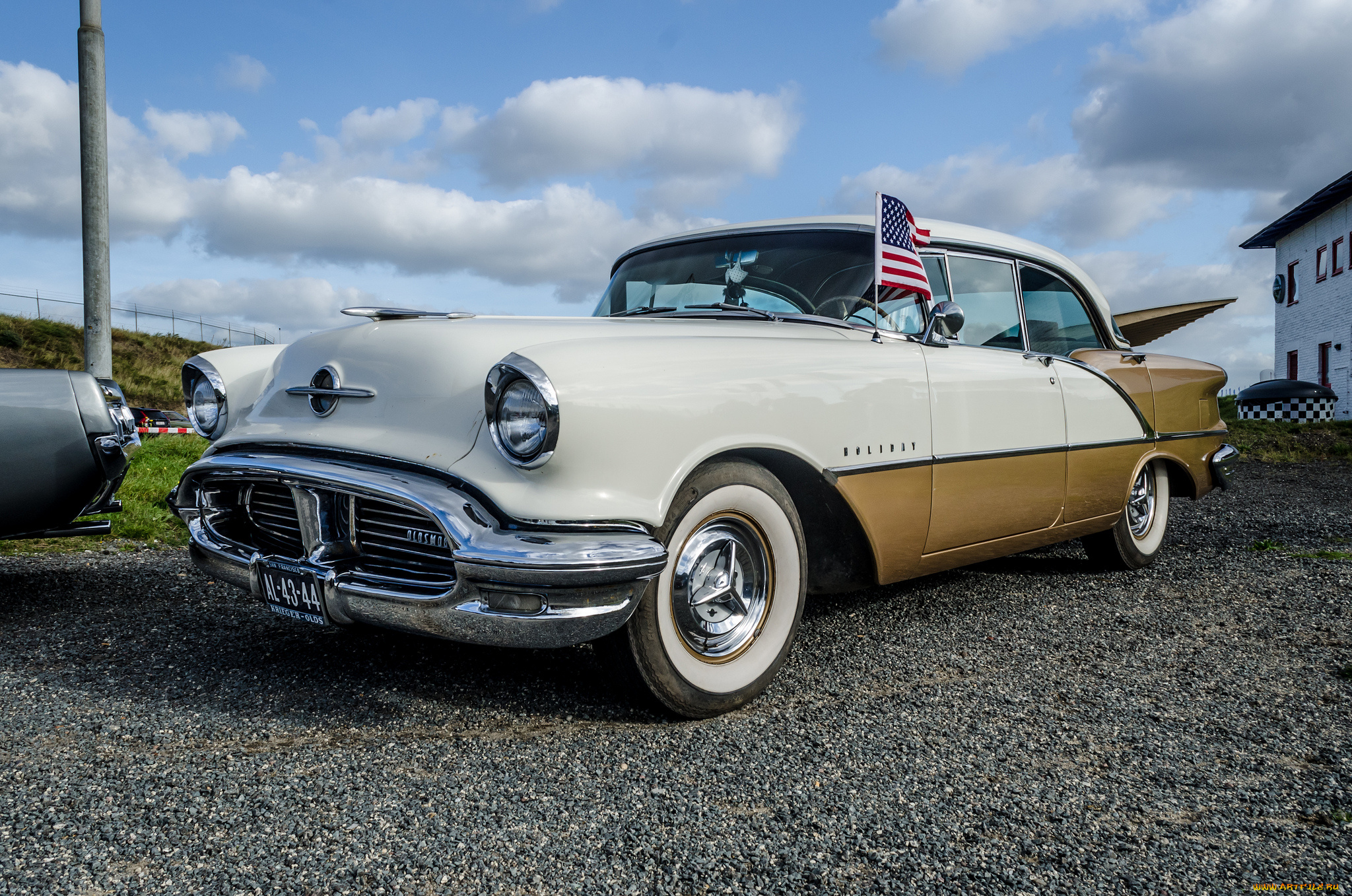 oldsmobile, holiday, 1956, автомобили, выставки, и, уличные, фото, выставка, автошоу, ретро, история