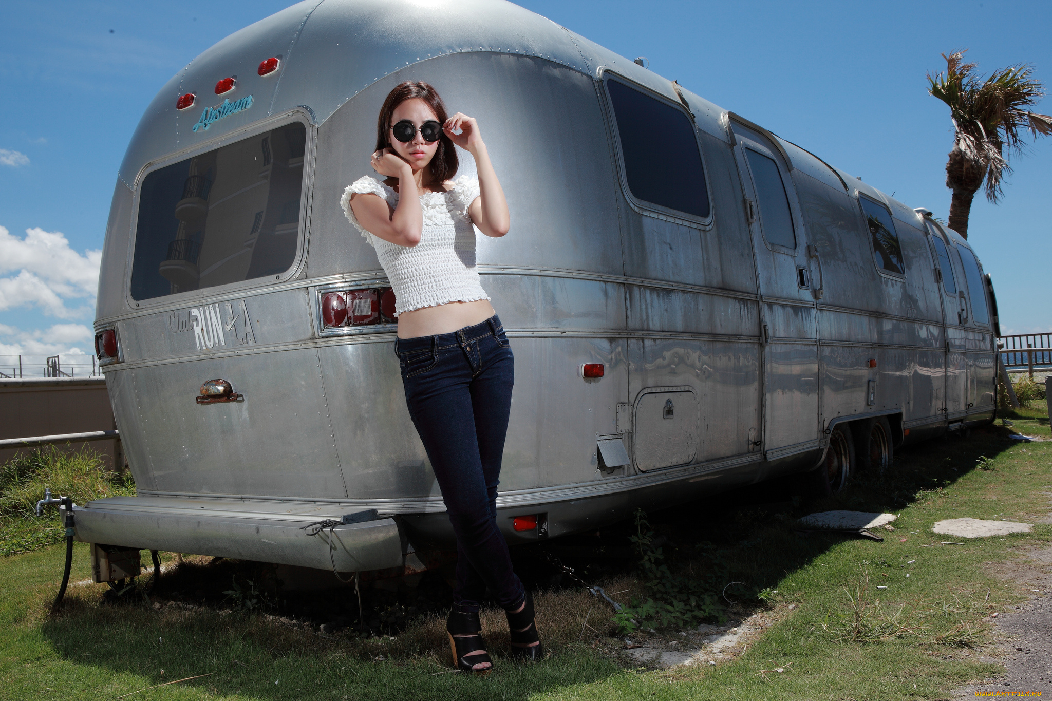 автомобили, авто, с, девушками, фургон, девица