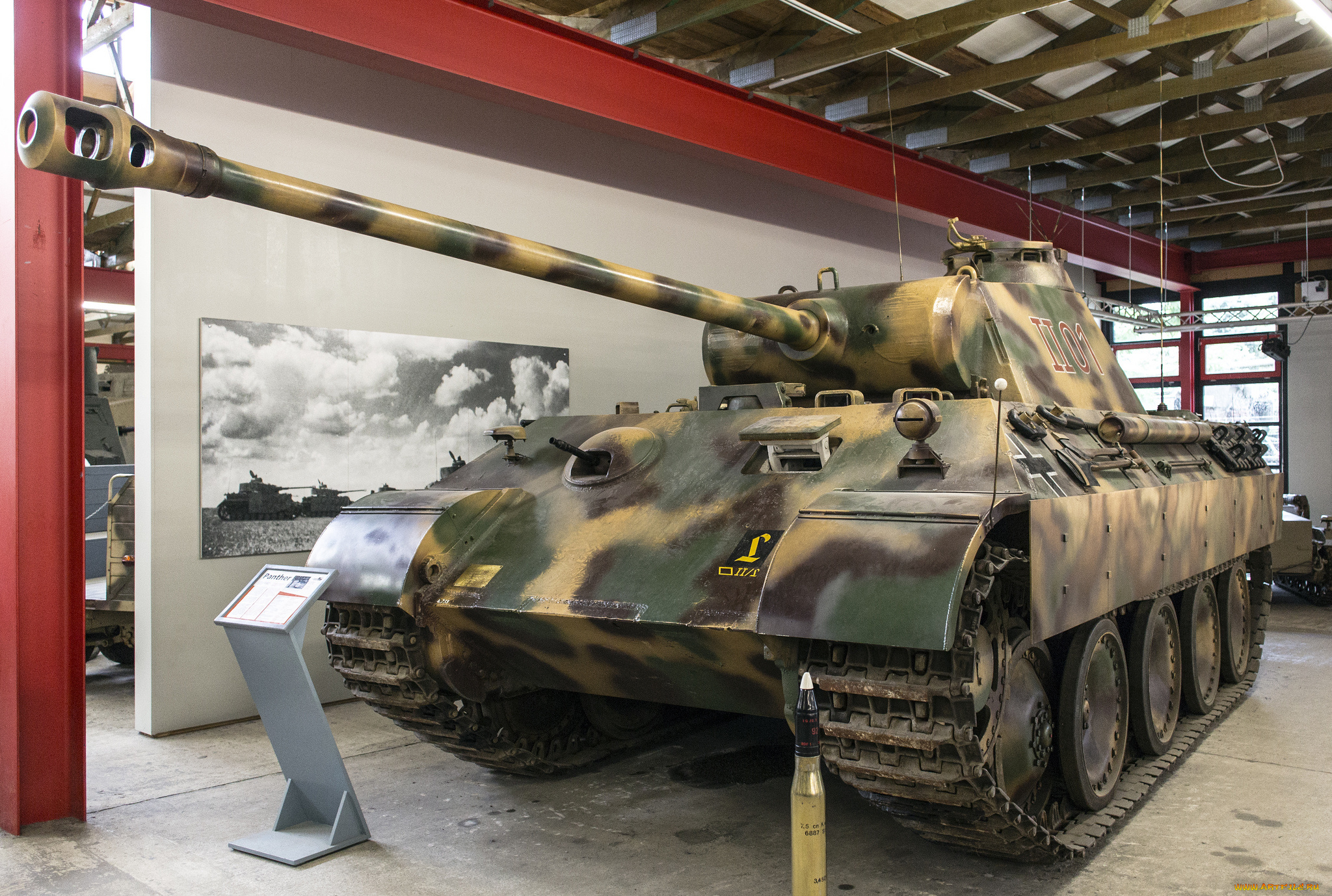 panther, a, техника, военная, техника, бронетехника, музей, вооружение