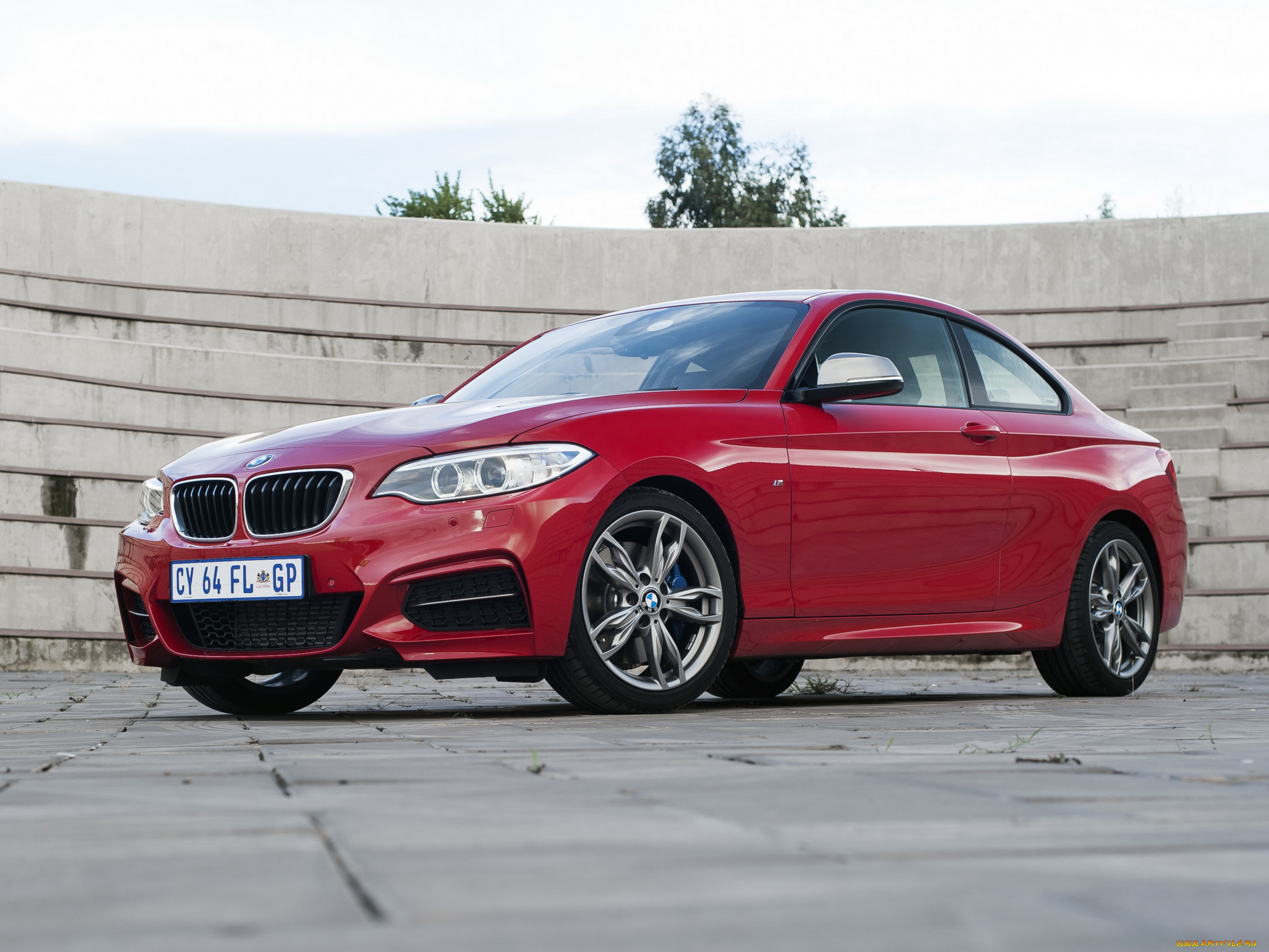 автомобили, bmw, m235i, coupе, za-spec, f22, 2014, красный