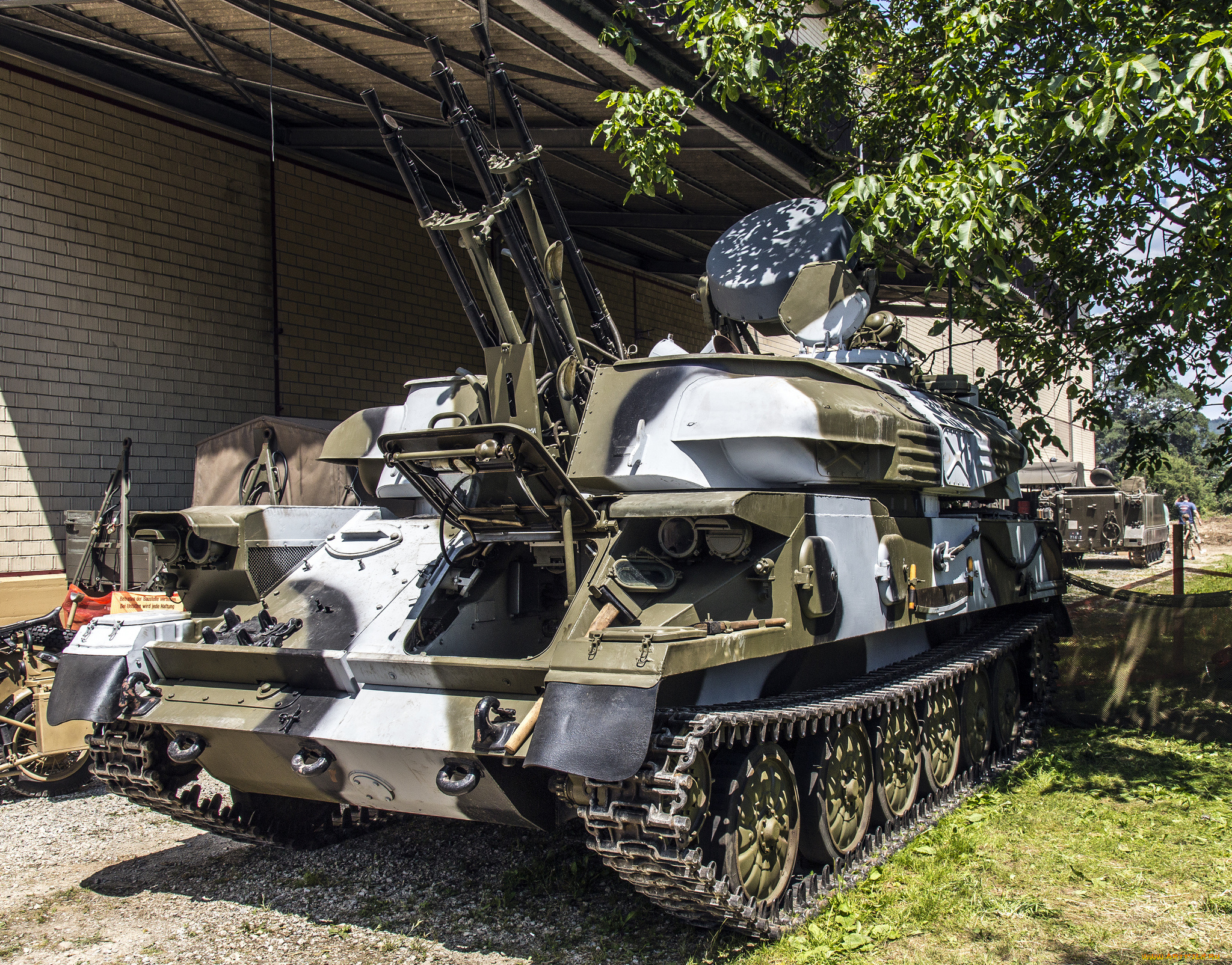 zsu-23-4, техника, военная, техника, бронетехника, музей, вооружение