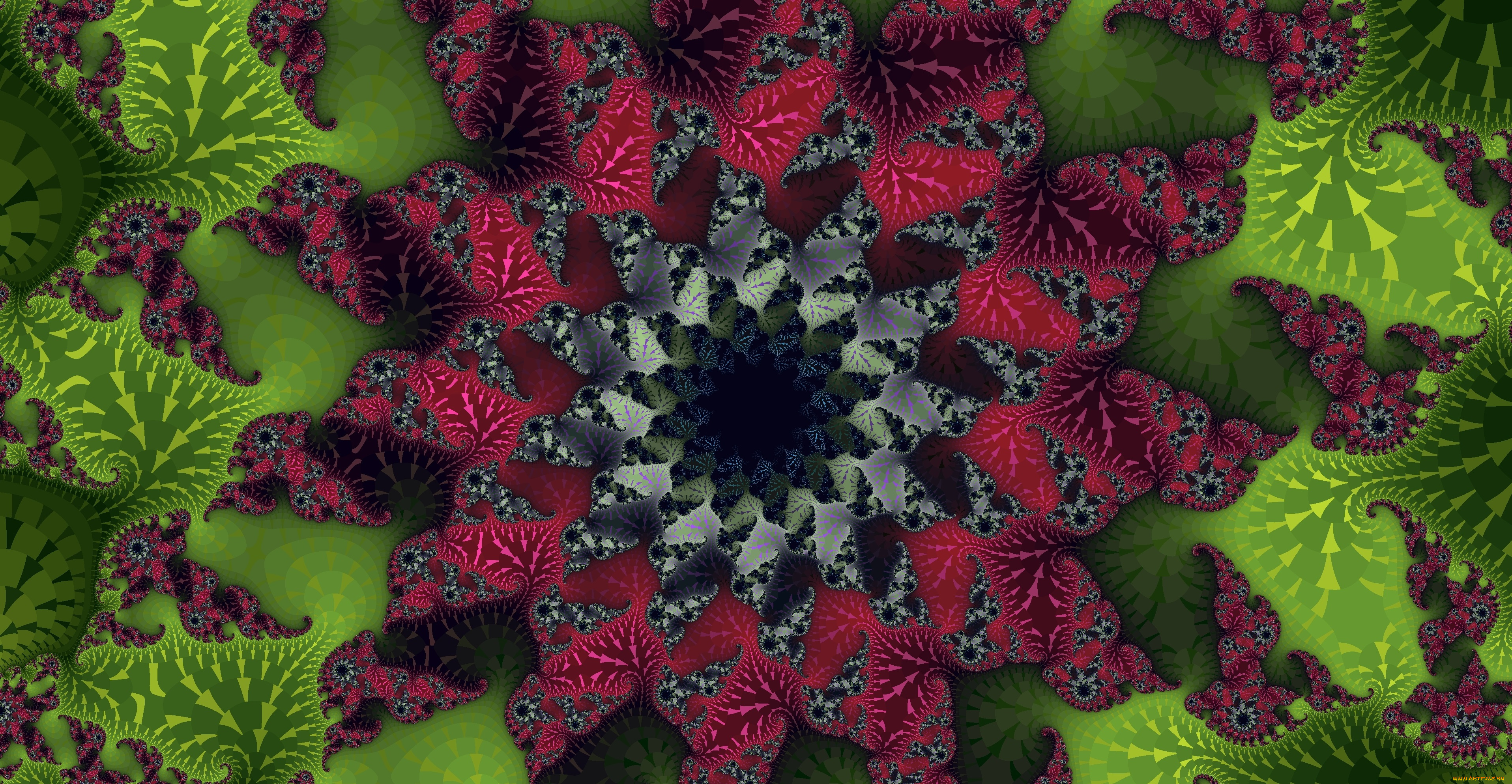 3д, графика, fractal, , фракталы, цвета, фон, узор