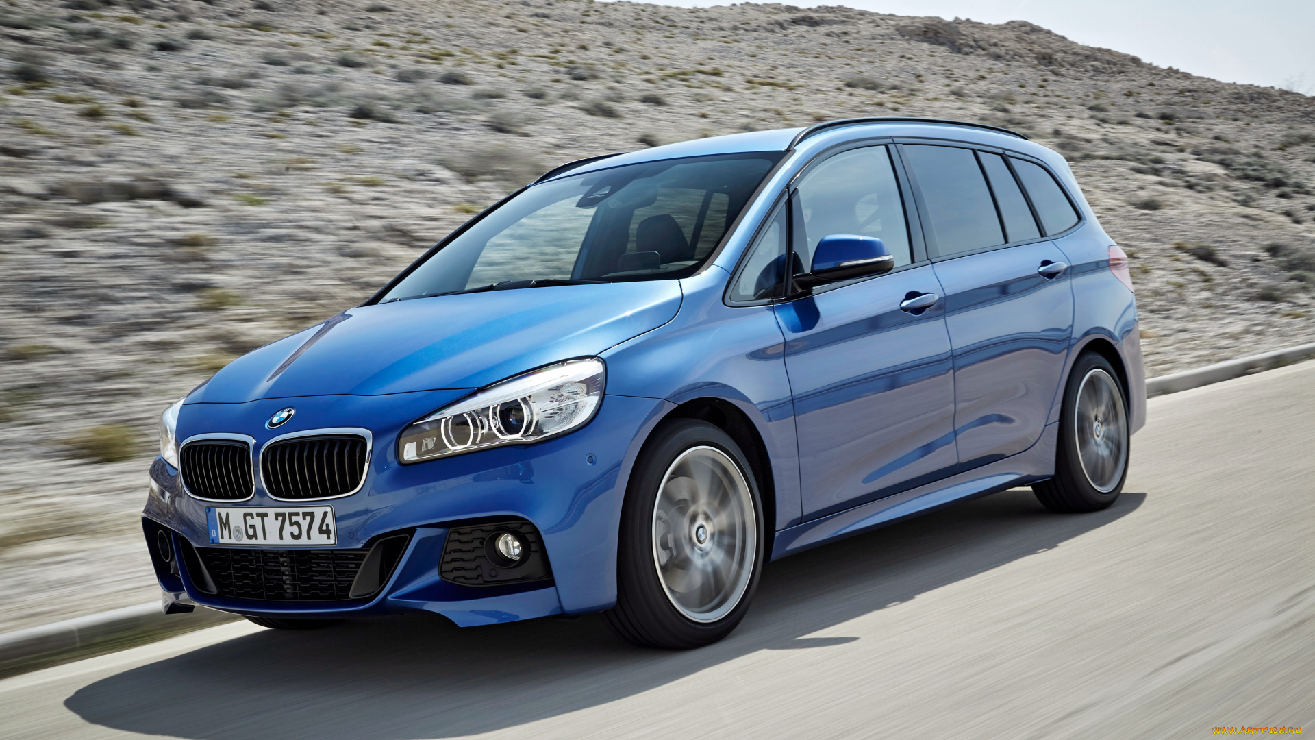 автомобили, bmw, 220i, gran, tourer, m, sport, package, f46, 2015г, синий