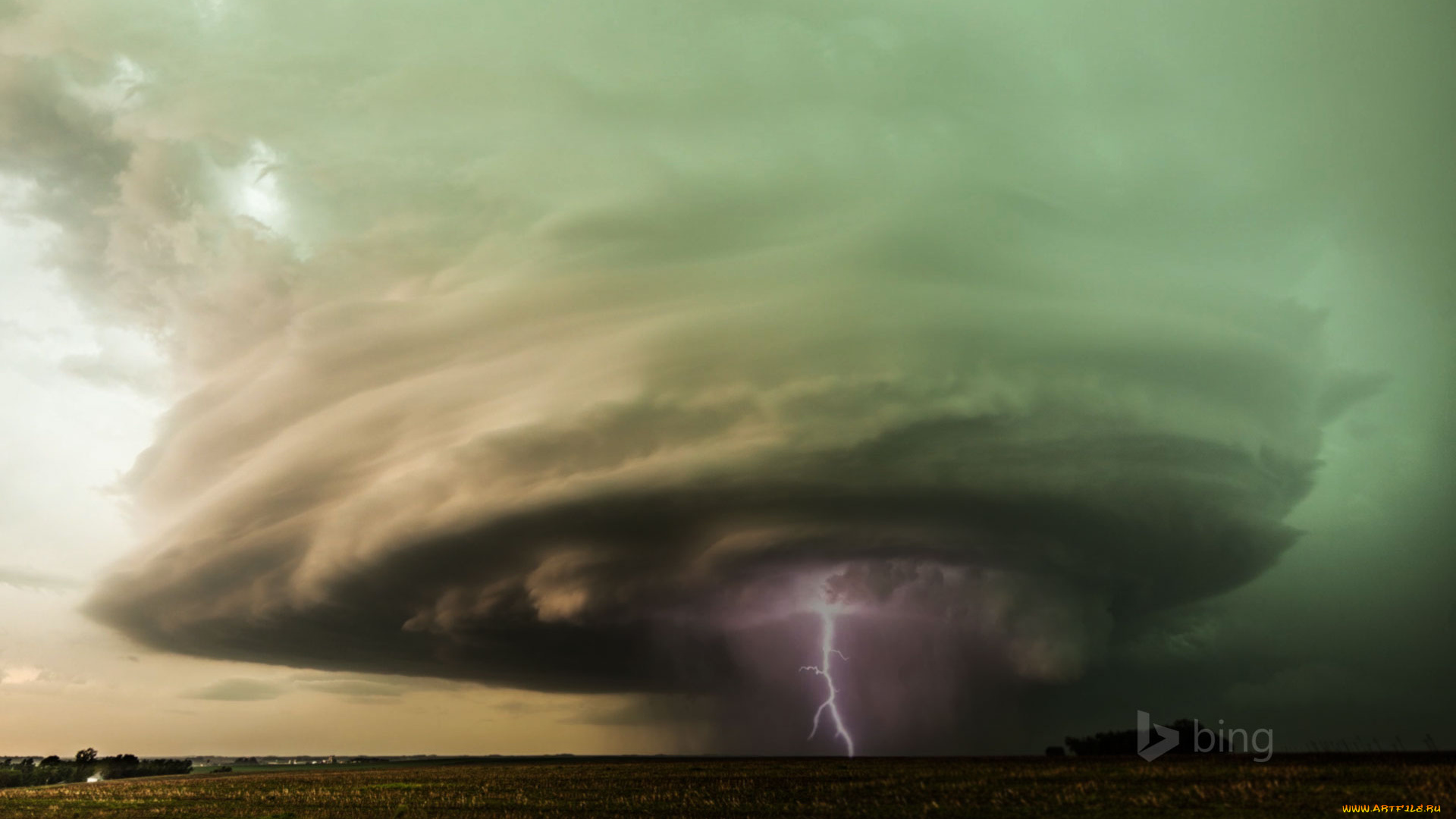 природа, стихия, туча, молния