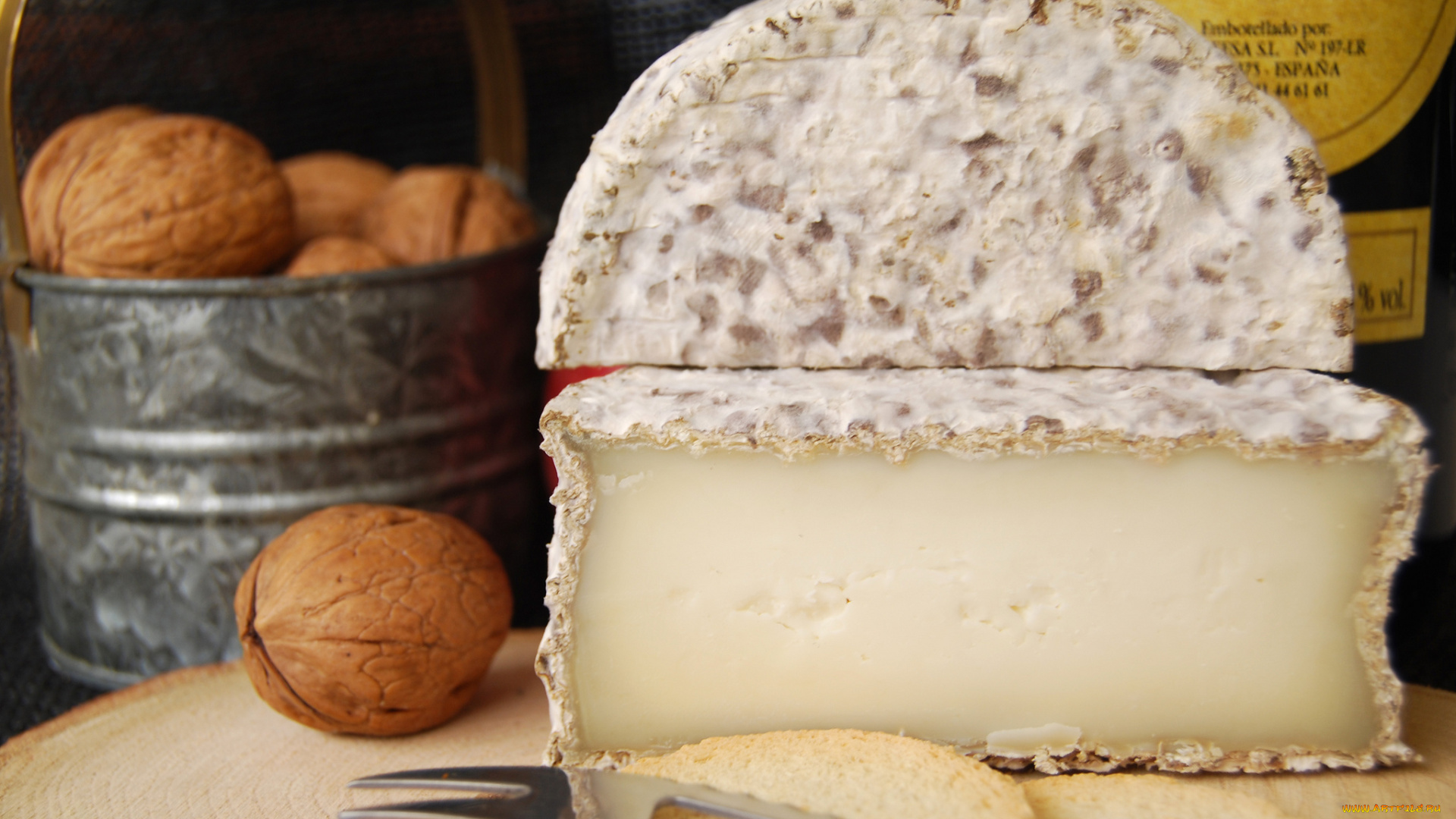 queso, de, cabra, leche, cruda, еда, сырные, изделия, сыр