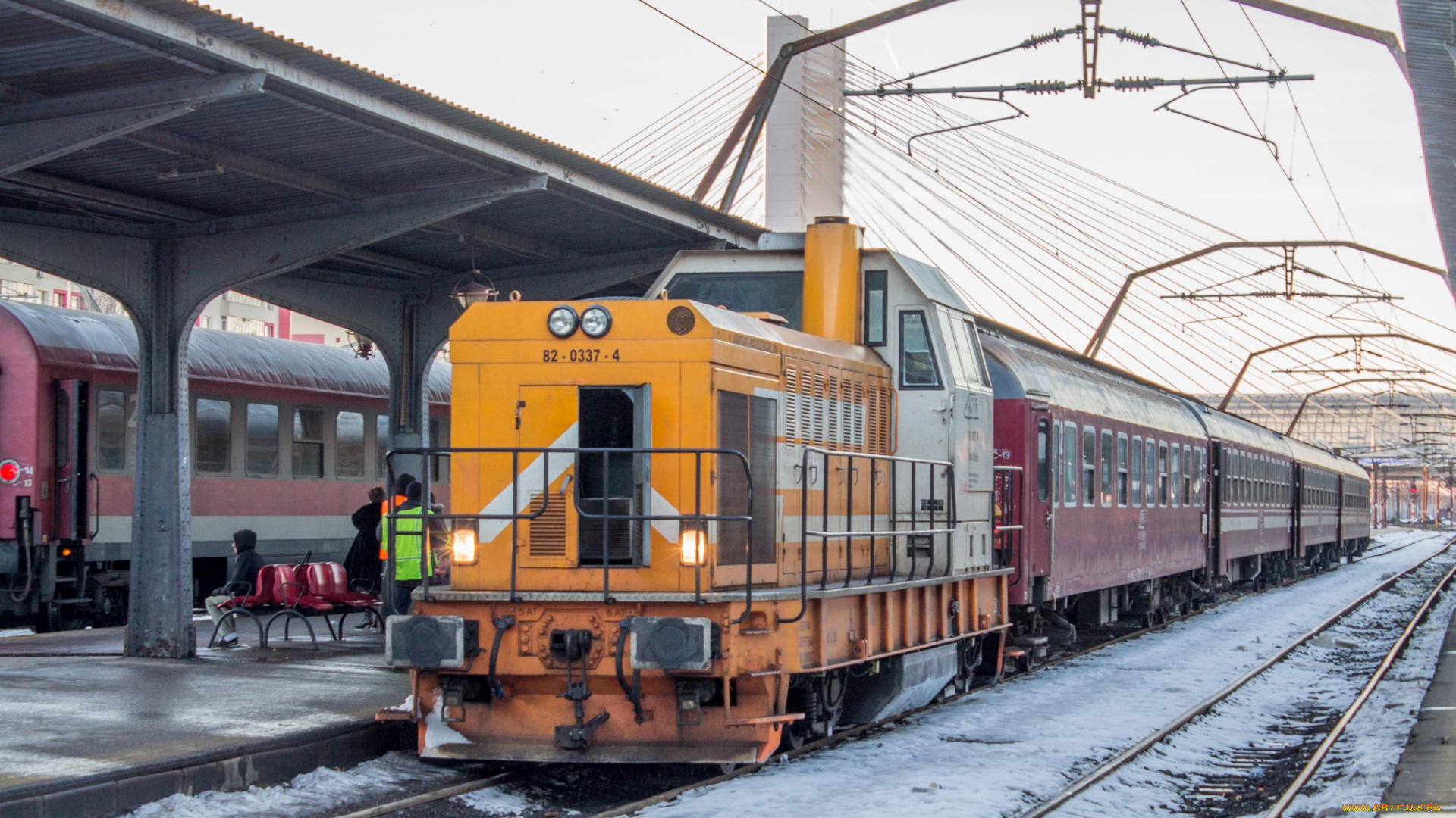 техника, поезда, состав, локомотив, рельсы, железная, дорога