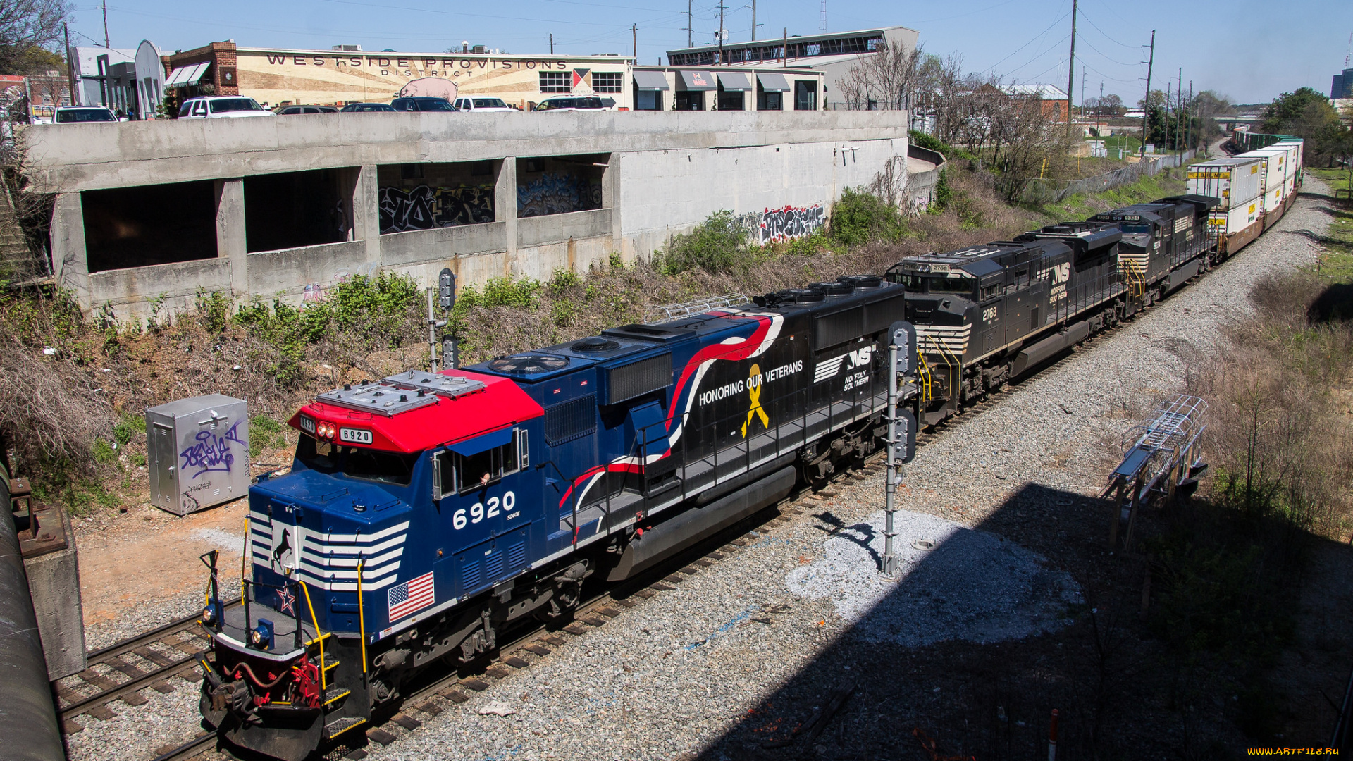 техника, поезда, железная, дорога, рельсы, локомотив, состав