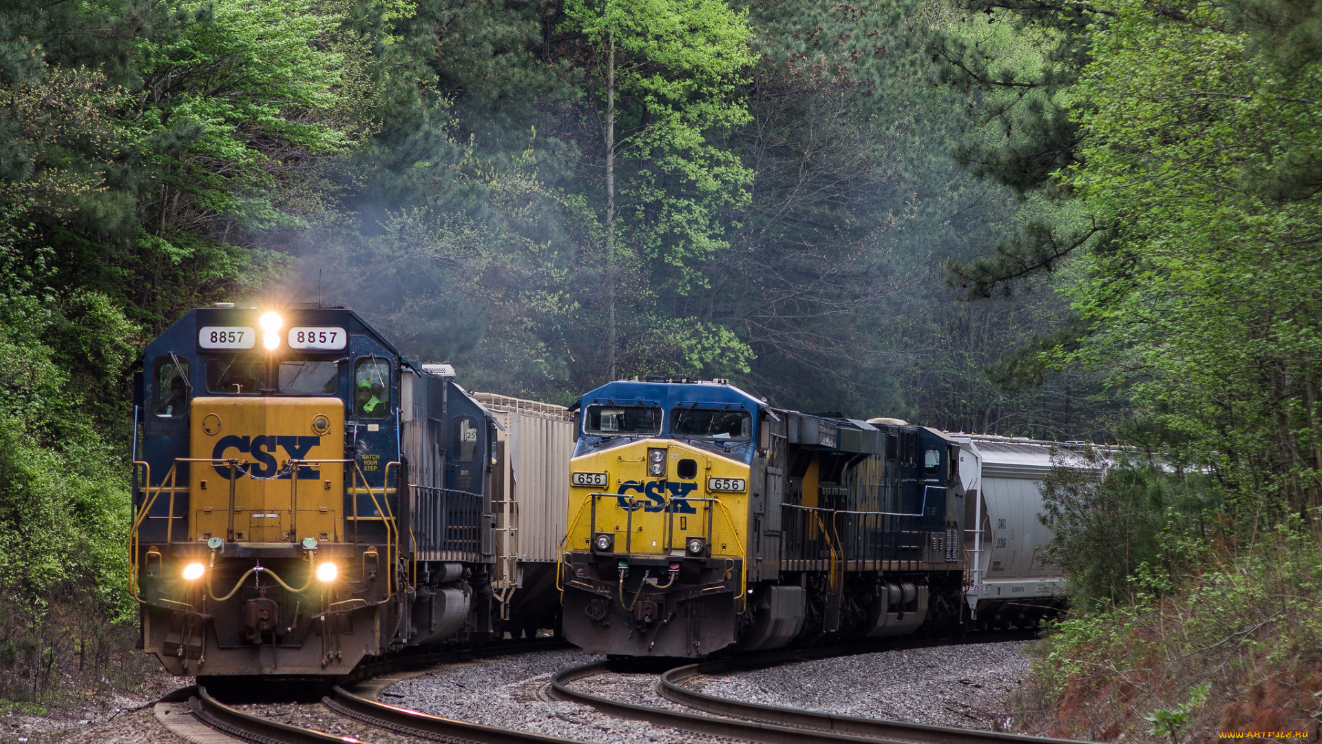 техника, поезда, железная, дорога, рельсы, локомотив, состав