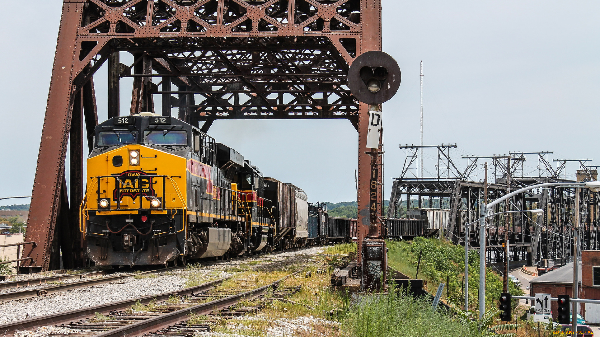 техника, поезда, железная, дорога, рельсы, локомотив, состав