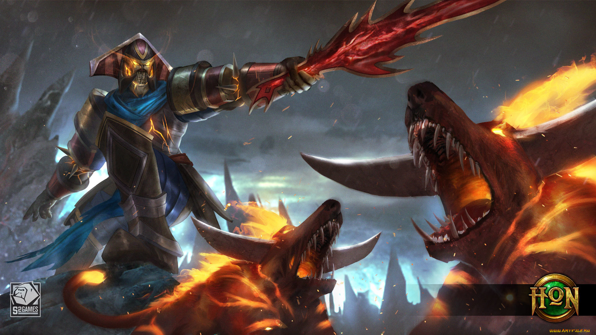 видео, игры, heroes, of, newerth, art, hon, heroes, of, newerth, war, beast, shock, troop