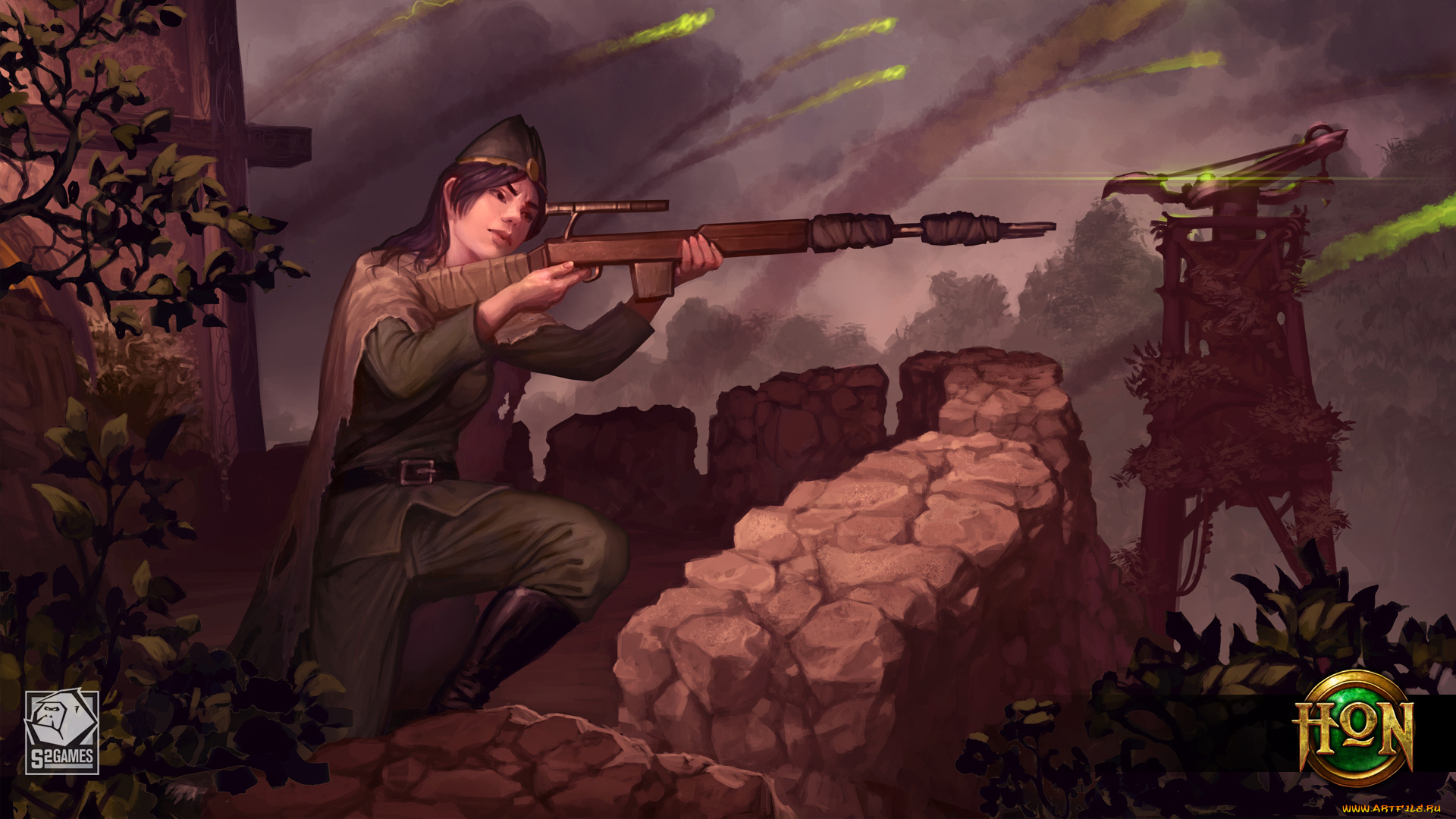 видео, игры, heroes, of, newerth, девушка, acolyte, amun-ra, heroes, of, newerth, серп, воин