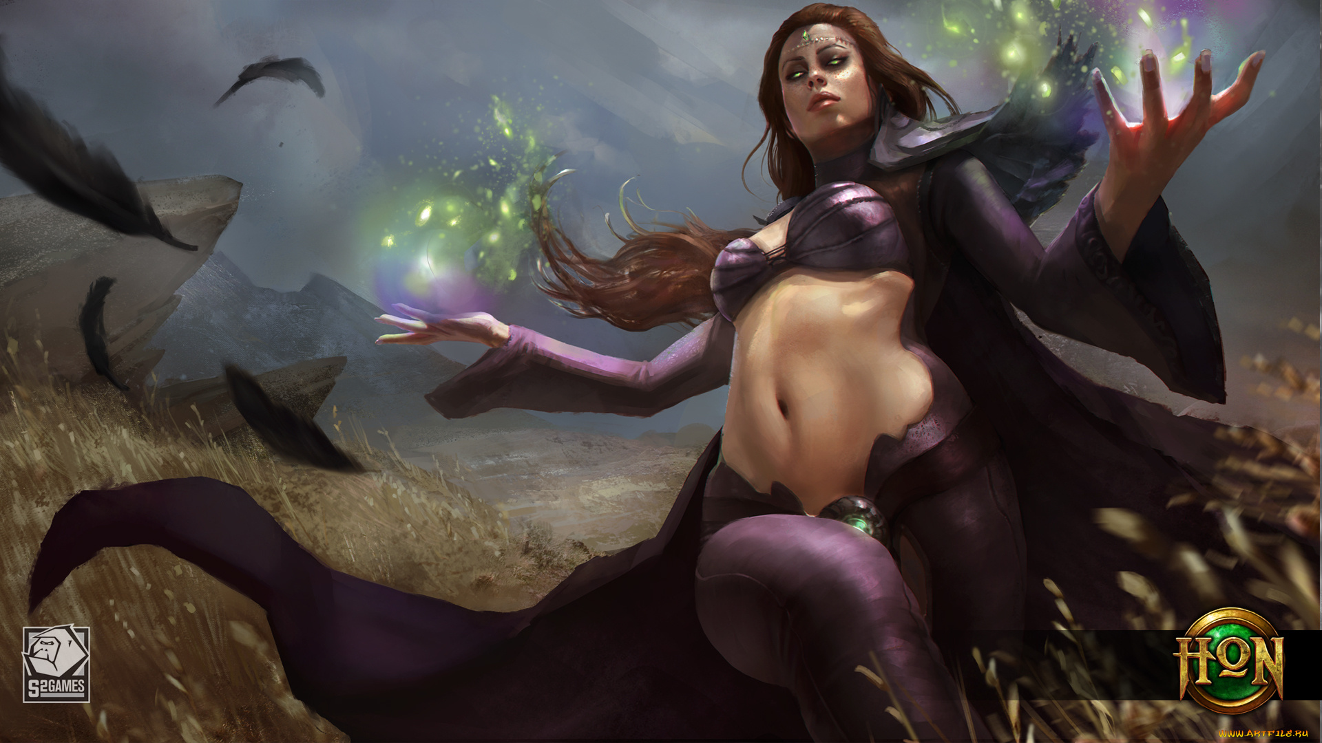 видео, игры, heroes, of, newerth, перо, полье, девушка, artesia, heroes, of, newerth, le, fay, грудь, маг