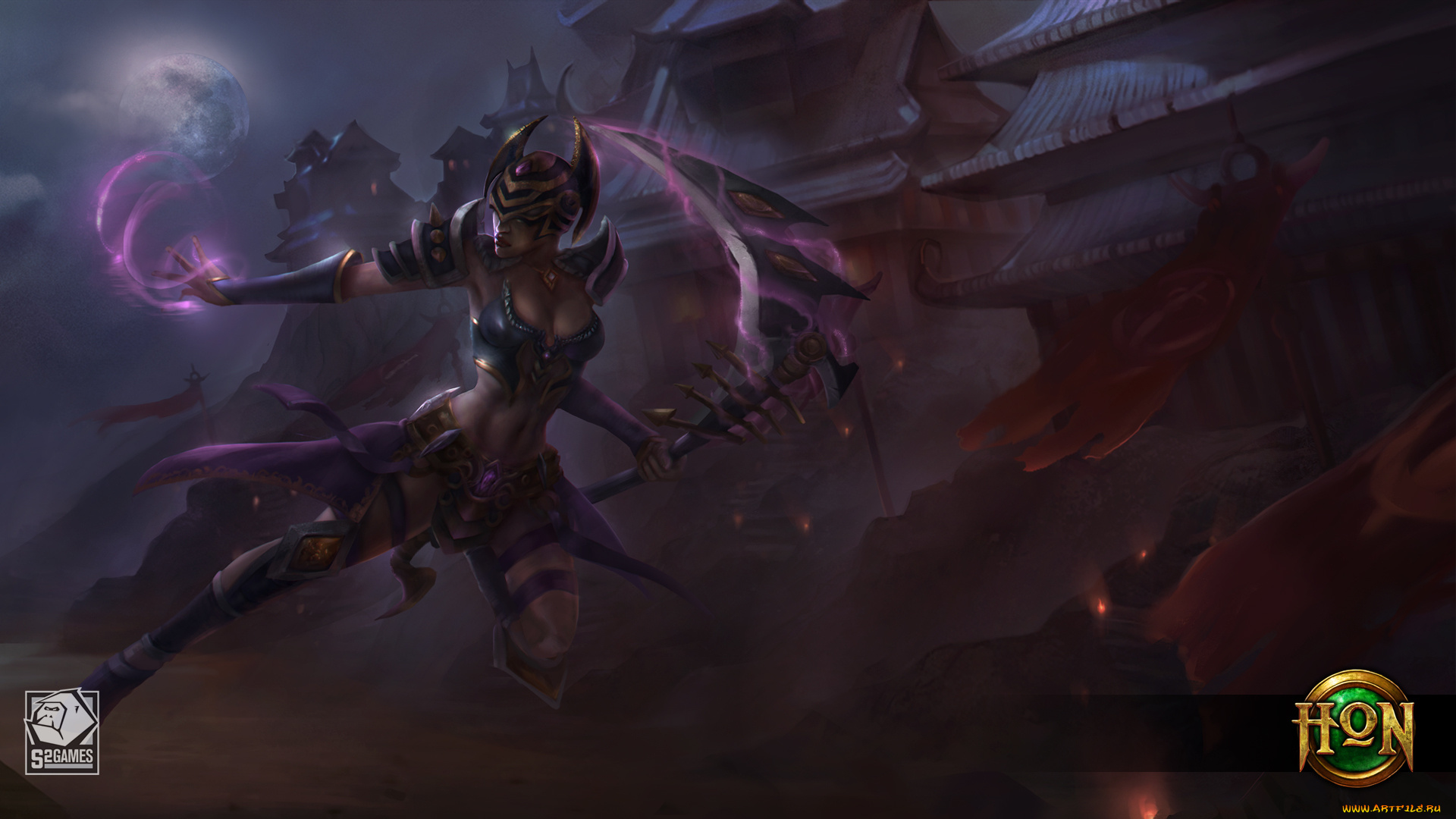 видео, игры, heroes, of, newerth, the, shroud, hon, девушка, ночь, fayde, vanish, heroes, of, newerth