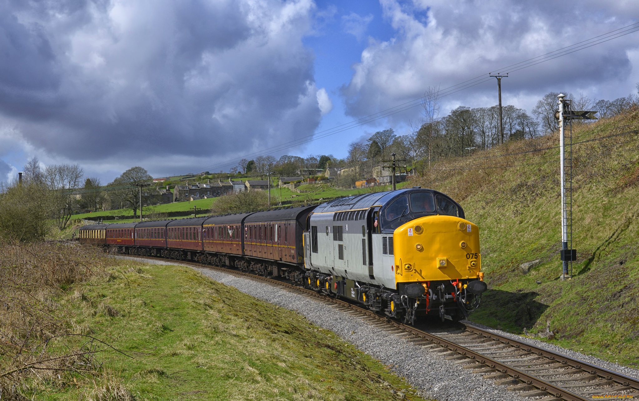 техника, поезда, железная, дорога, рельсы, локомотив, состав