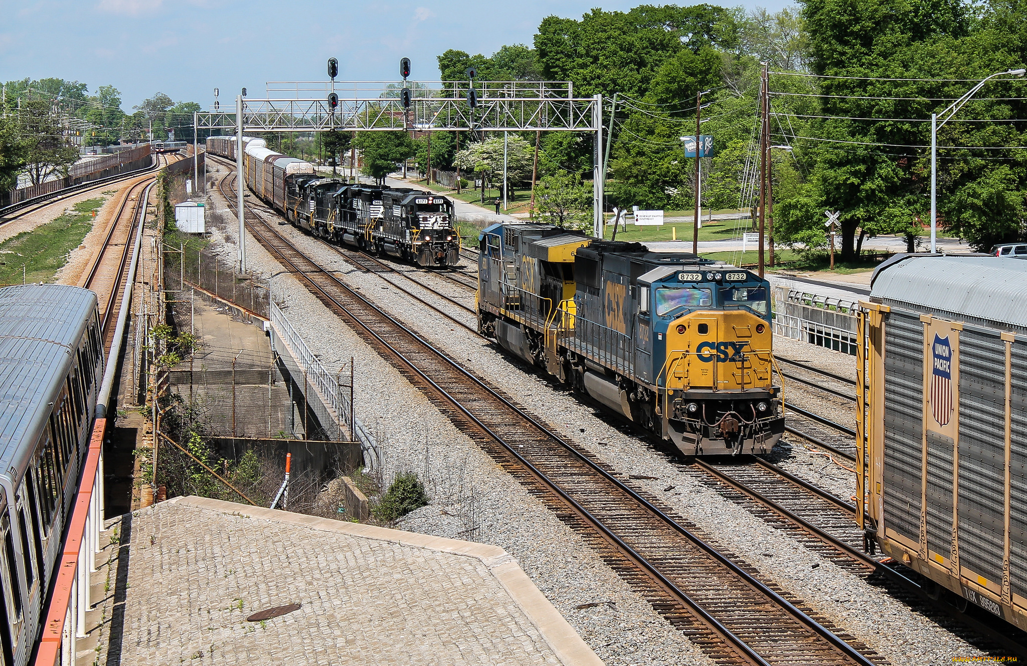 техника, поезда, железная, дорога, рельсы, локомотив, состав