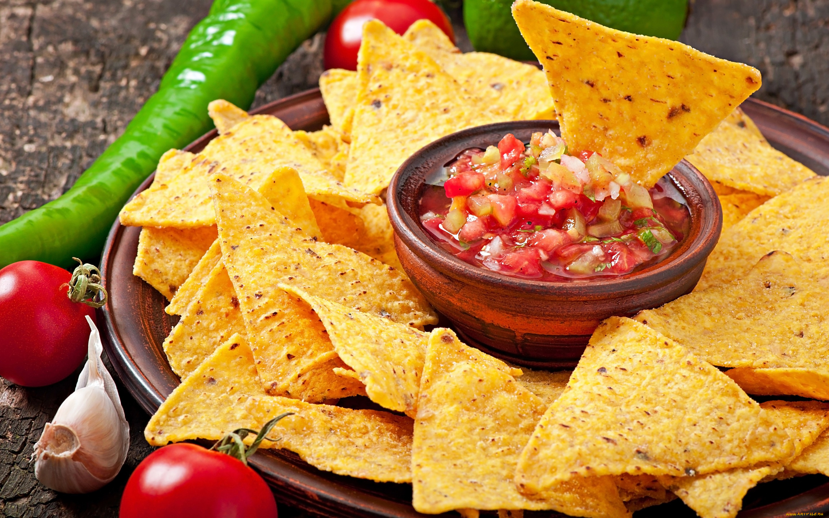 еда, Чипсы, , картофель, фри, chips, помидоры, чипсы, салат, tomatoes