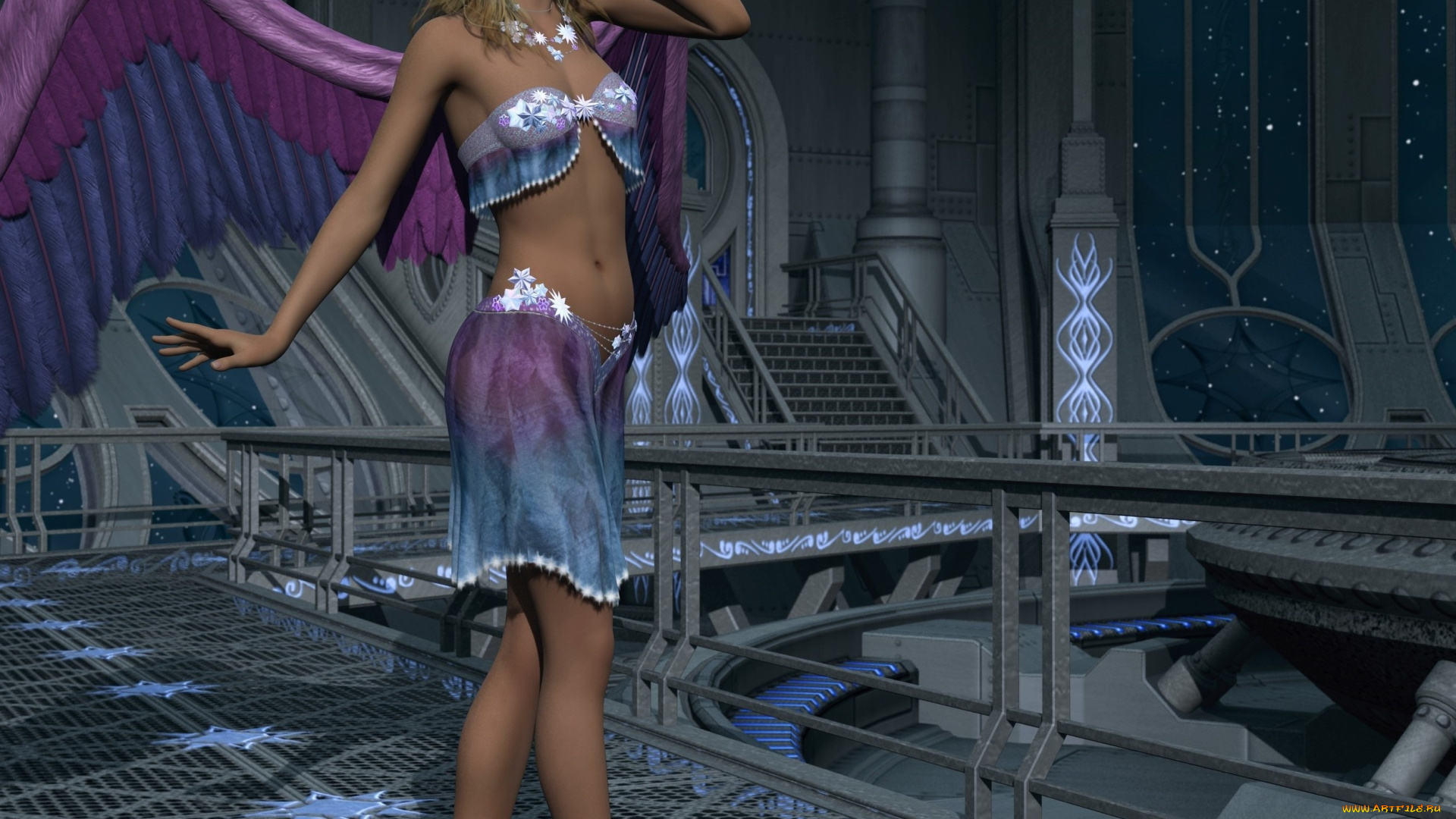 3д, графика, ангел, , angel, ангел, фон, взгляд, девушка