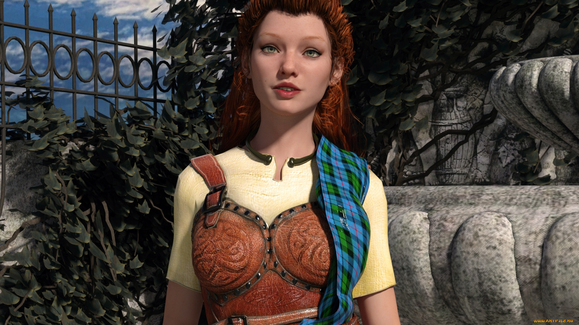 3д, графика, люди, , people, фон, взгляд, девушка