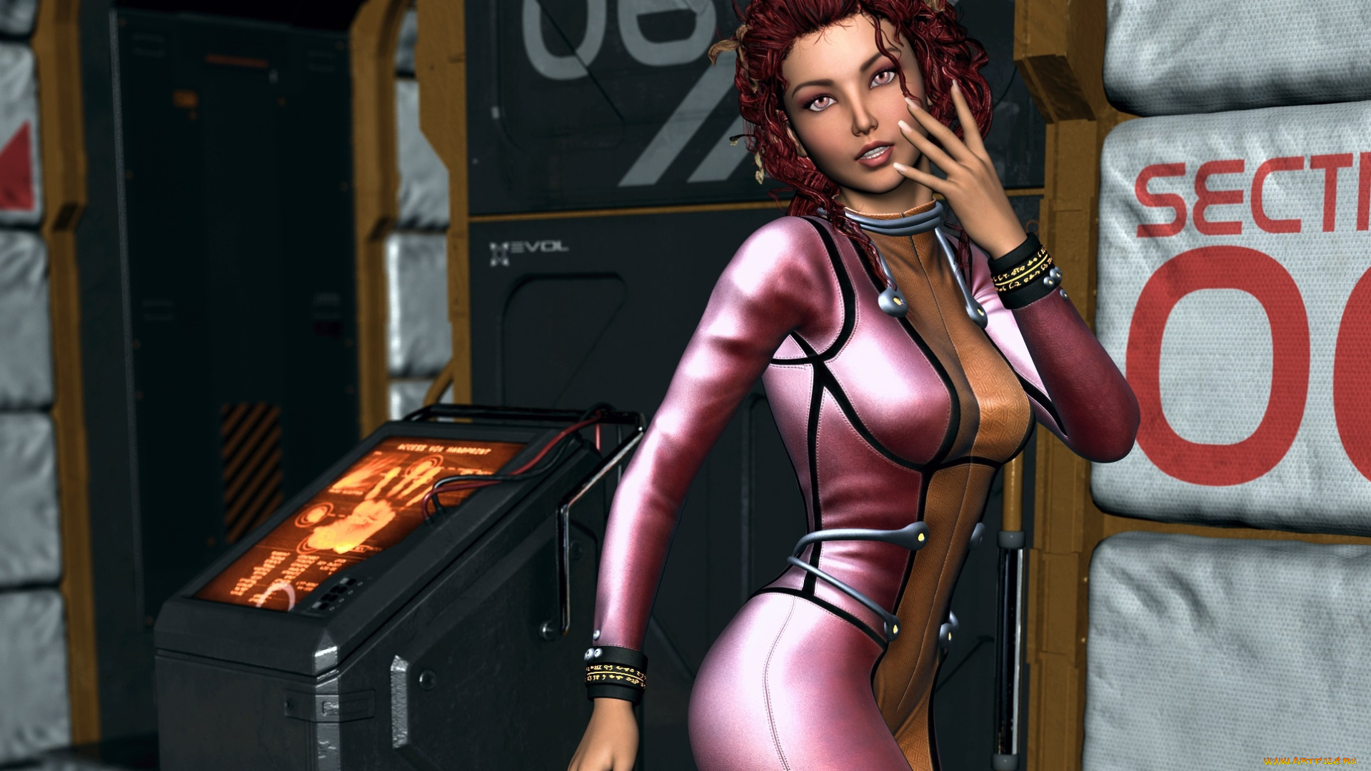 3д, графика, люди, , people, взгляд, девушка, фон